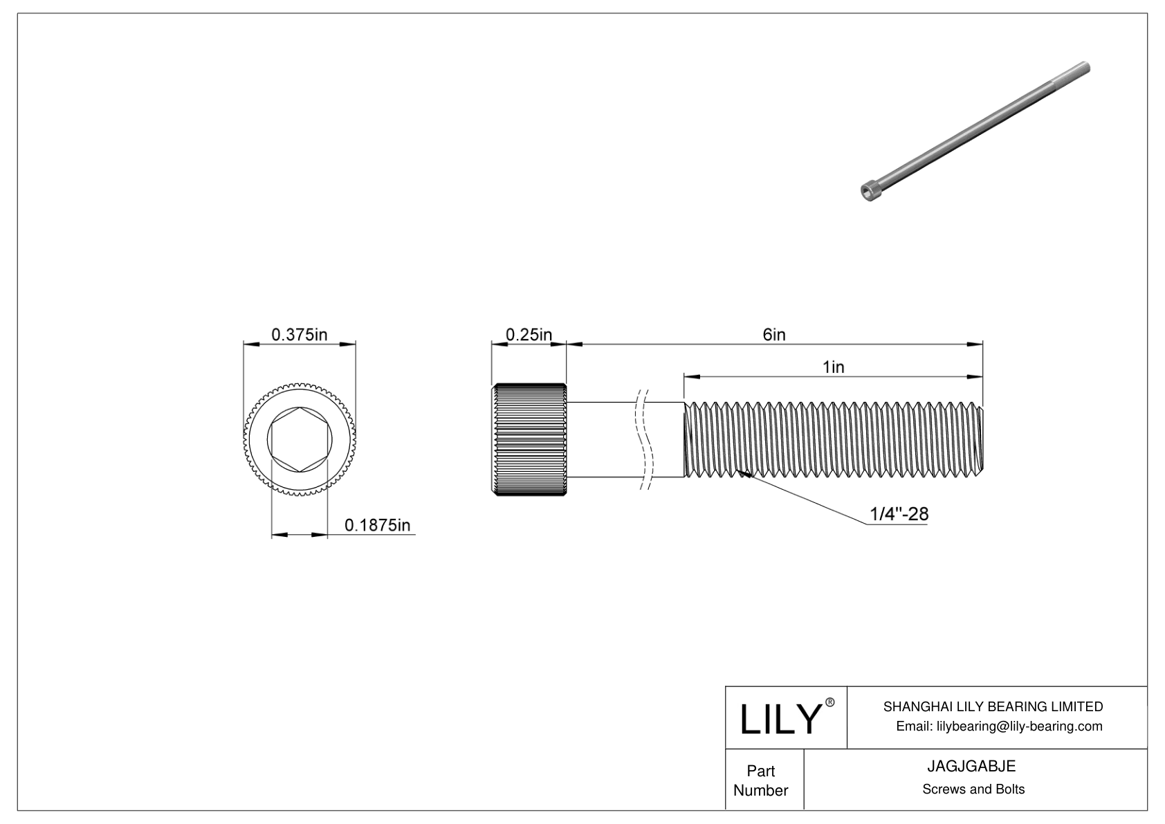 JAGJGABJE 18-8 不锈钢内六角螺钉 cad drawing