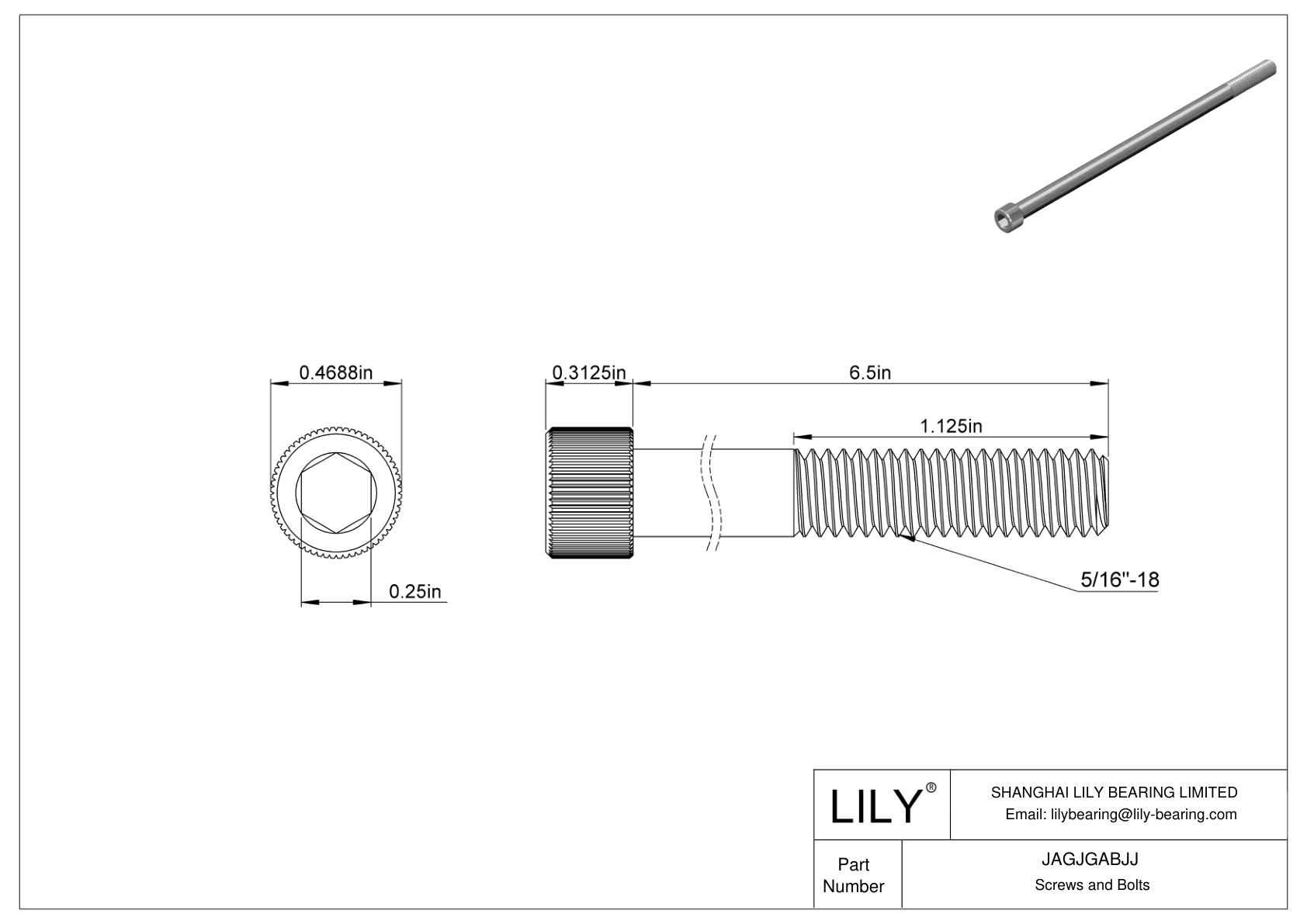 JAGJGABJJ Tornillos de cabeza cilíndrica de acero inoxidable 18-8 cad drawing