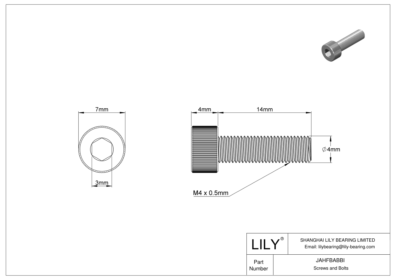 JAHFBABBI 18-8 不锈钢内六角螺钉 cad drawing