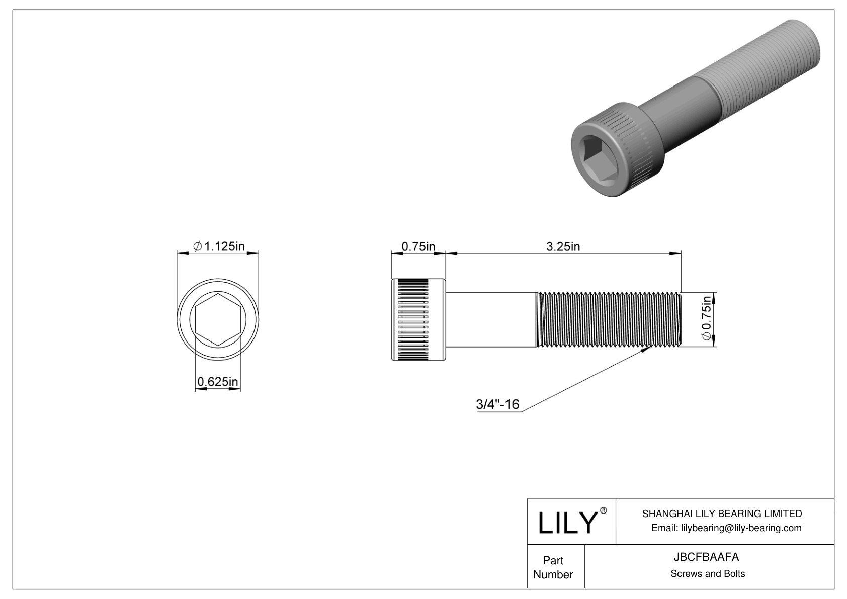 JBCFBAAFA 合金钢内六角螺钉 cad drawing