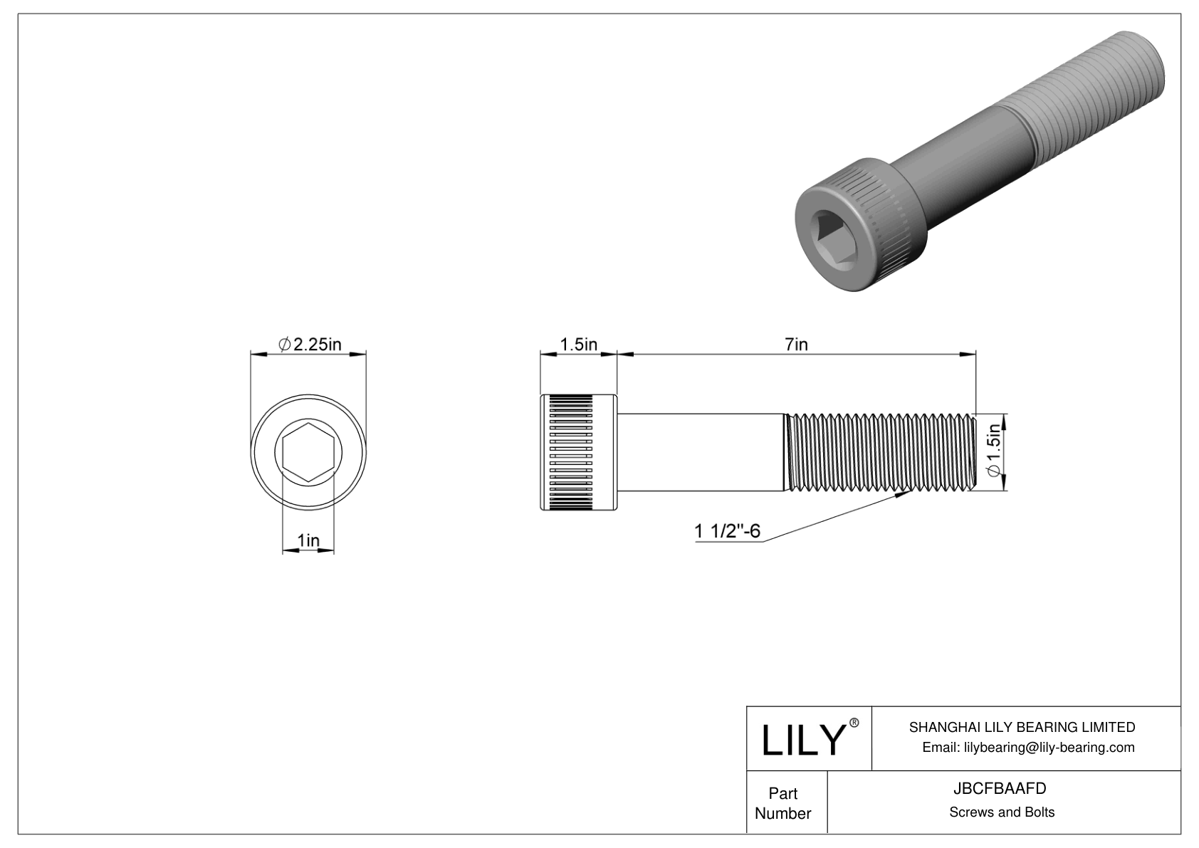 JBCFBAAFD 合金钢内六角螺钉 cad drawing