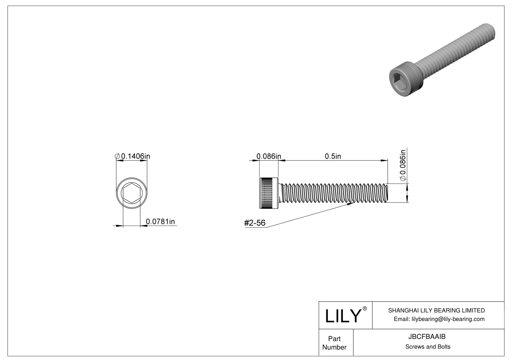 91251A081 | Alloy Steel Socket Head Screws | LILY Bearing 