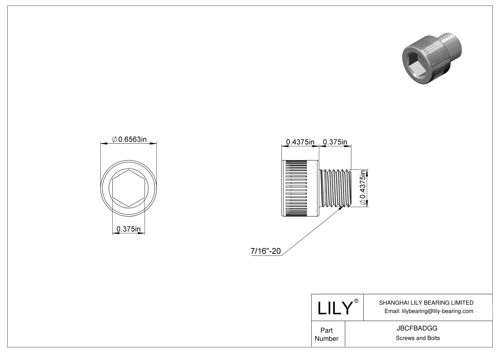 JBCFBADGG 合金钢内六角螺钉 cad drawing