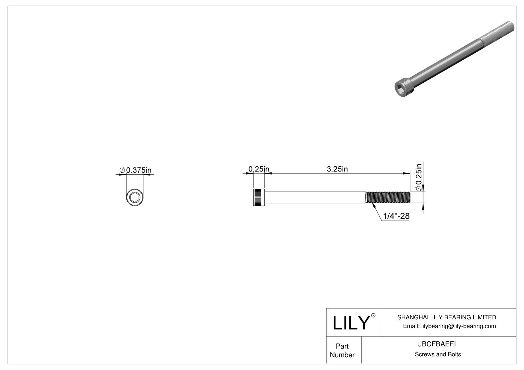 JBCFBAEFI 合金钢内六角螺钉 cad drawing