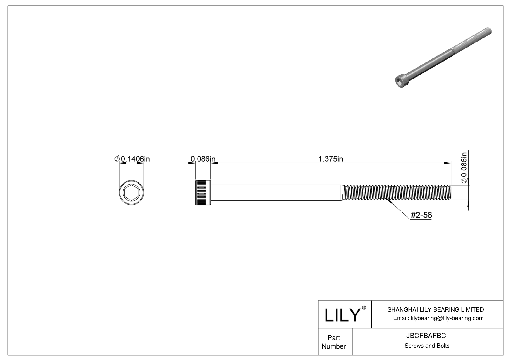 JBCFBAFBC Tornillos de cabeza cilíndrica de acero aleado cad drawing