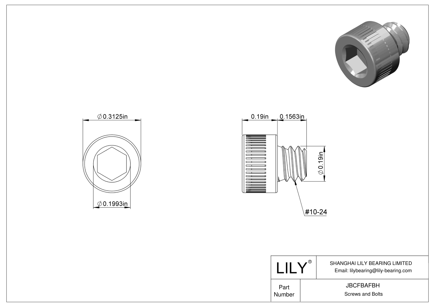 JBCFBAFBH 合金钢内六角螺钉 cad drawing