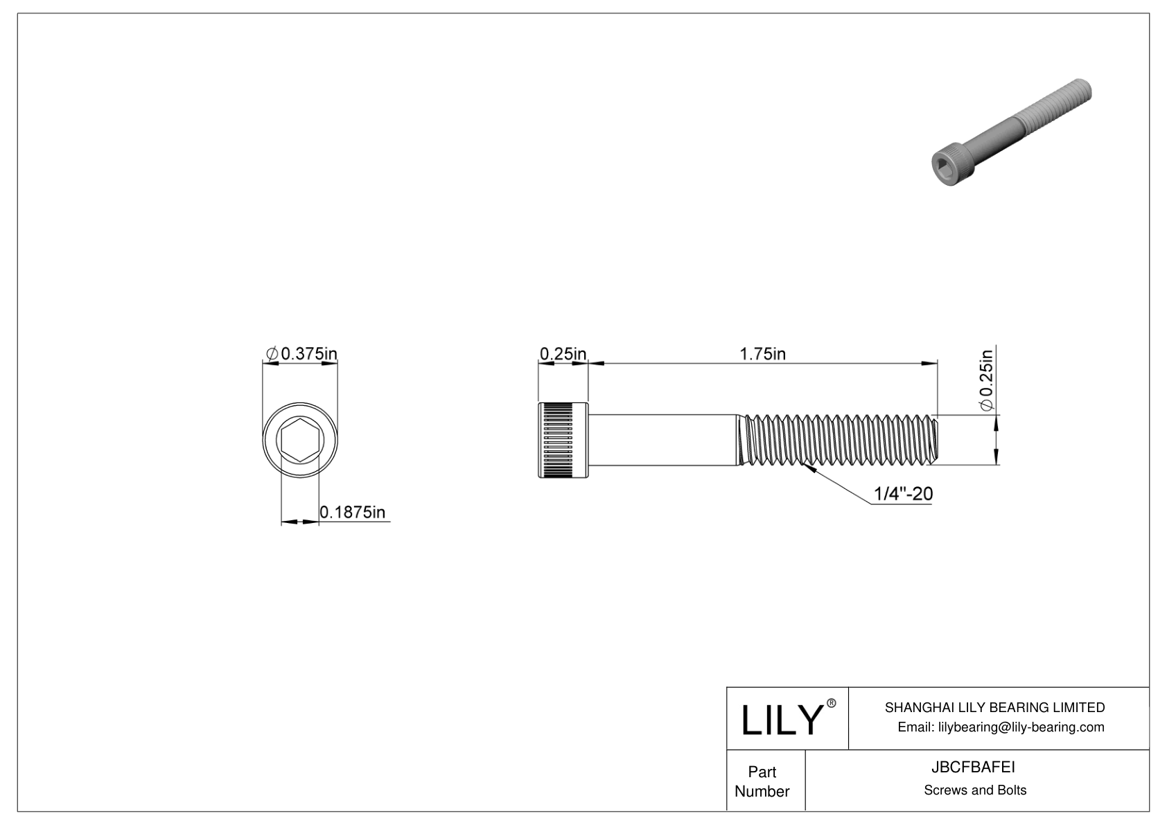 JBCFBAFEI 合金钢内六角螺钉 cad drawing