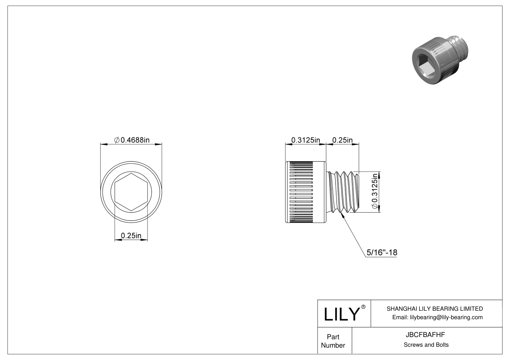 JBCFBAFHF 合金钢内六角螺钉 cad drawing