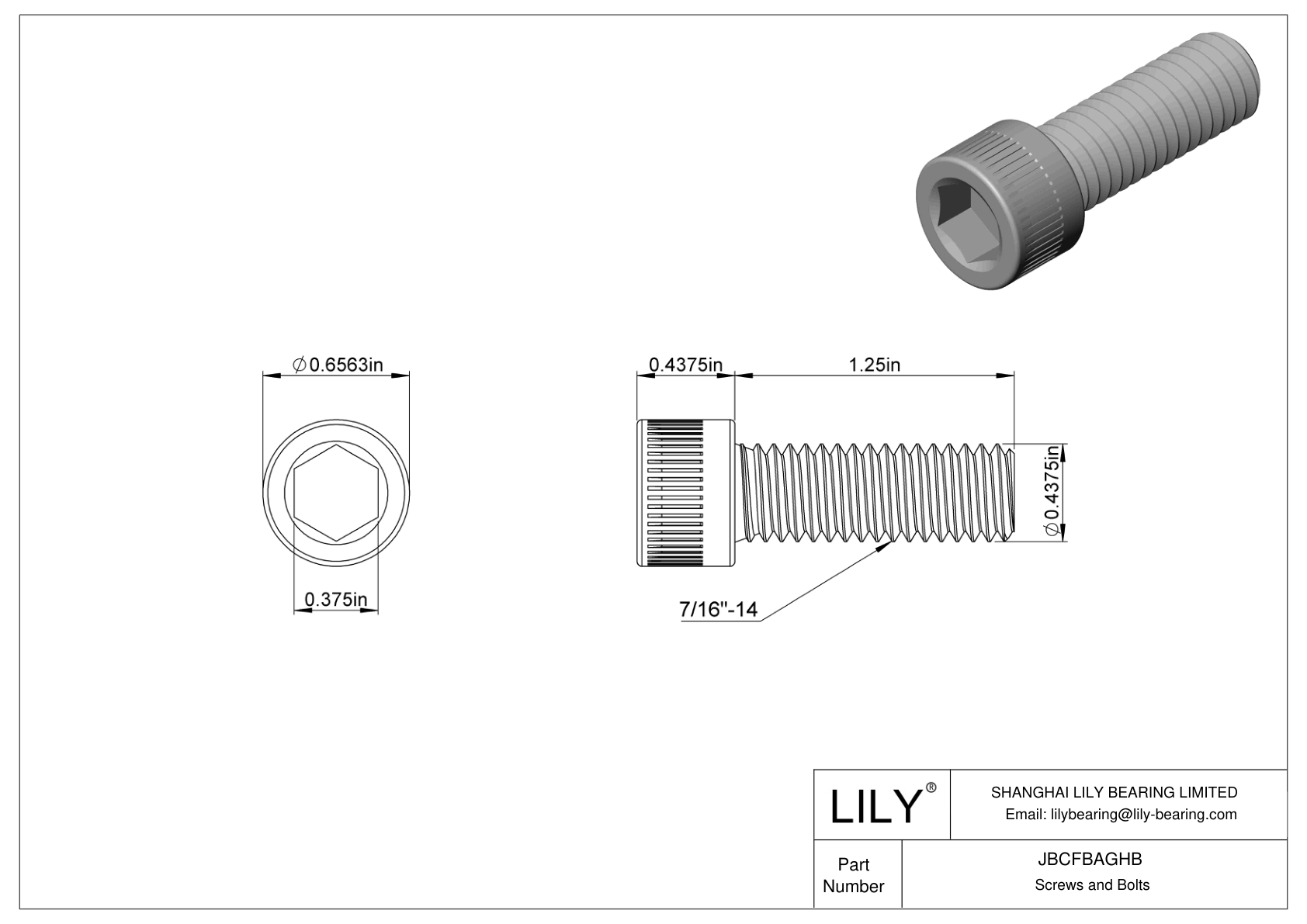 JBCFBAGHB 合金钢内六角螺钉 cad drawing