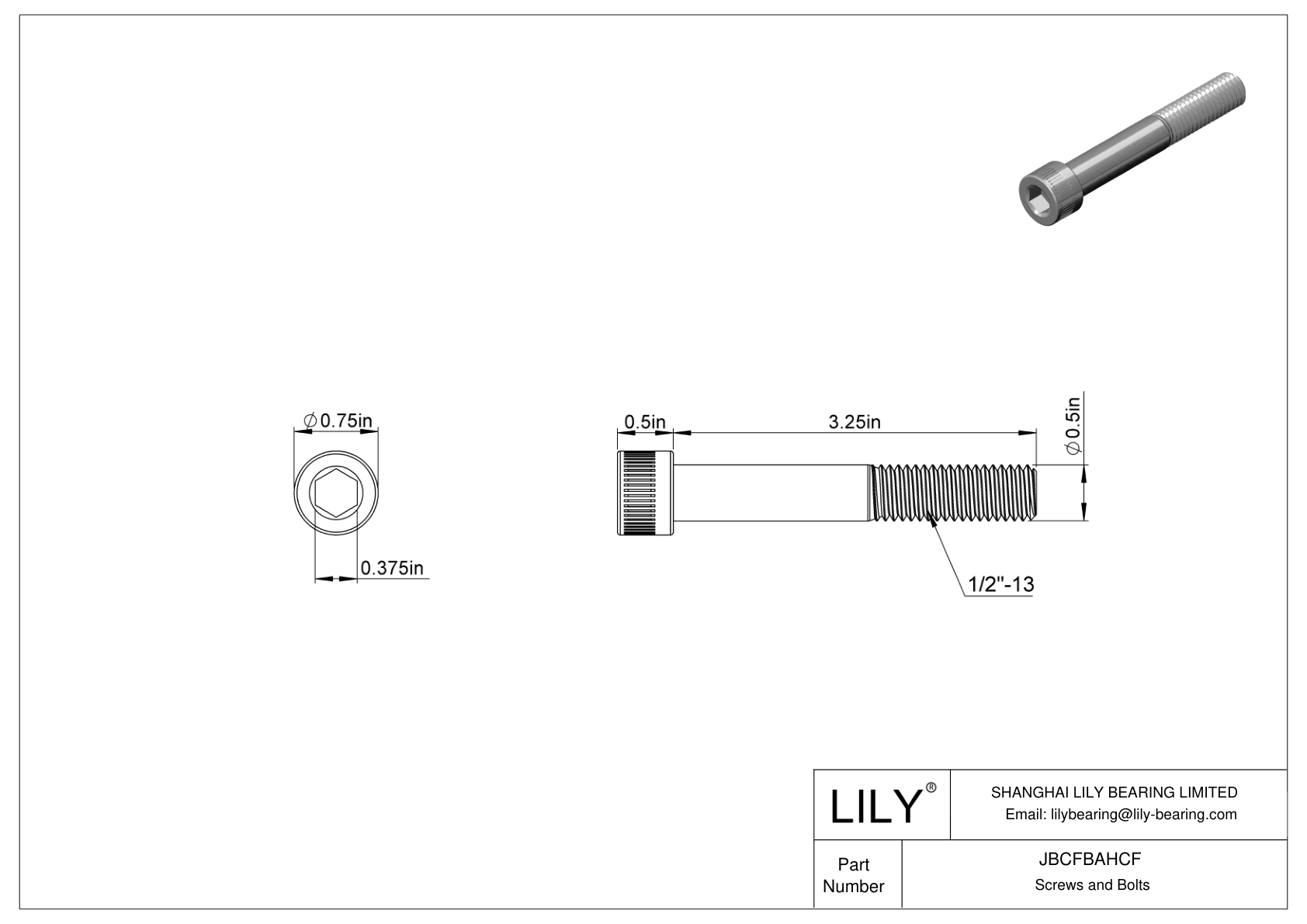 JBCFBAHCF 合金钢内六角螺钉 cad drawing