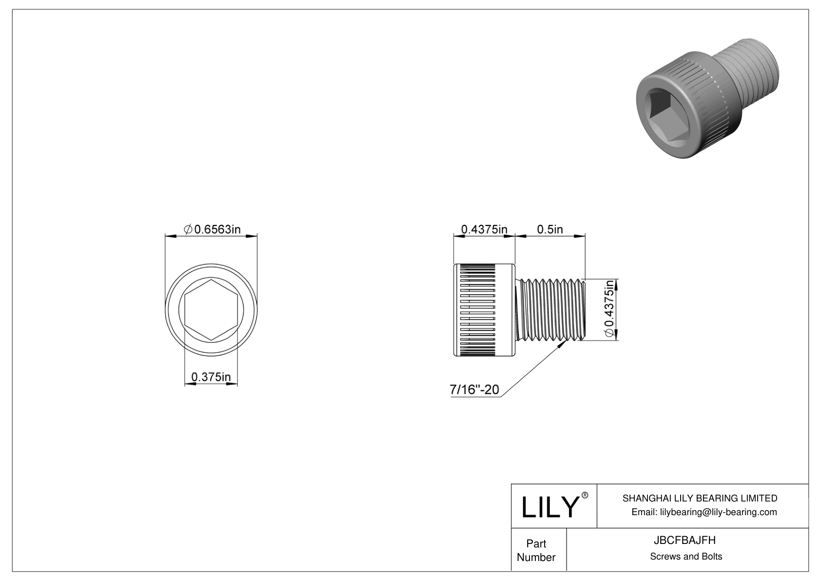 JBCFBAJFH Tornillos de cabeza cilíndrica de acero aleado cad drawing