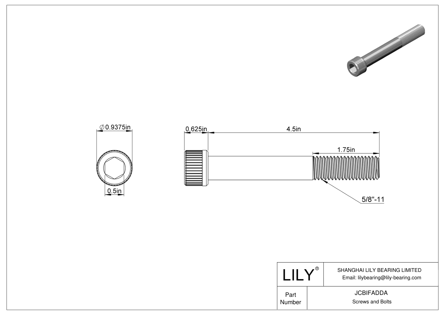 JCBIFADDA Tornillos de cabeza cilíndrica de acero inoxidable 316 superresistentes a la corrosión cad drawing