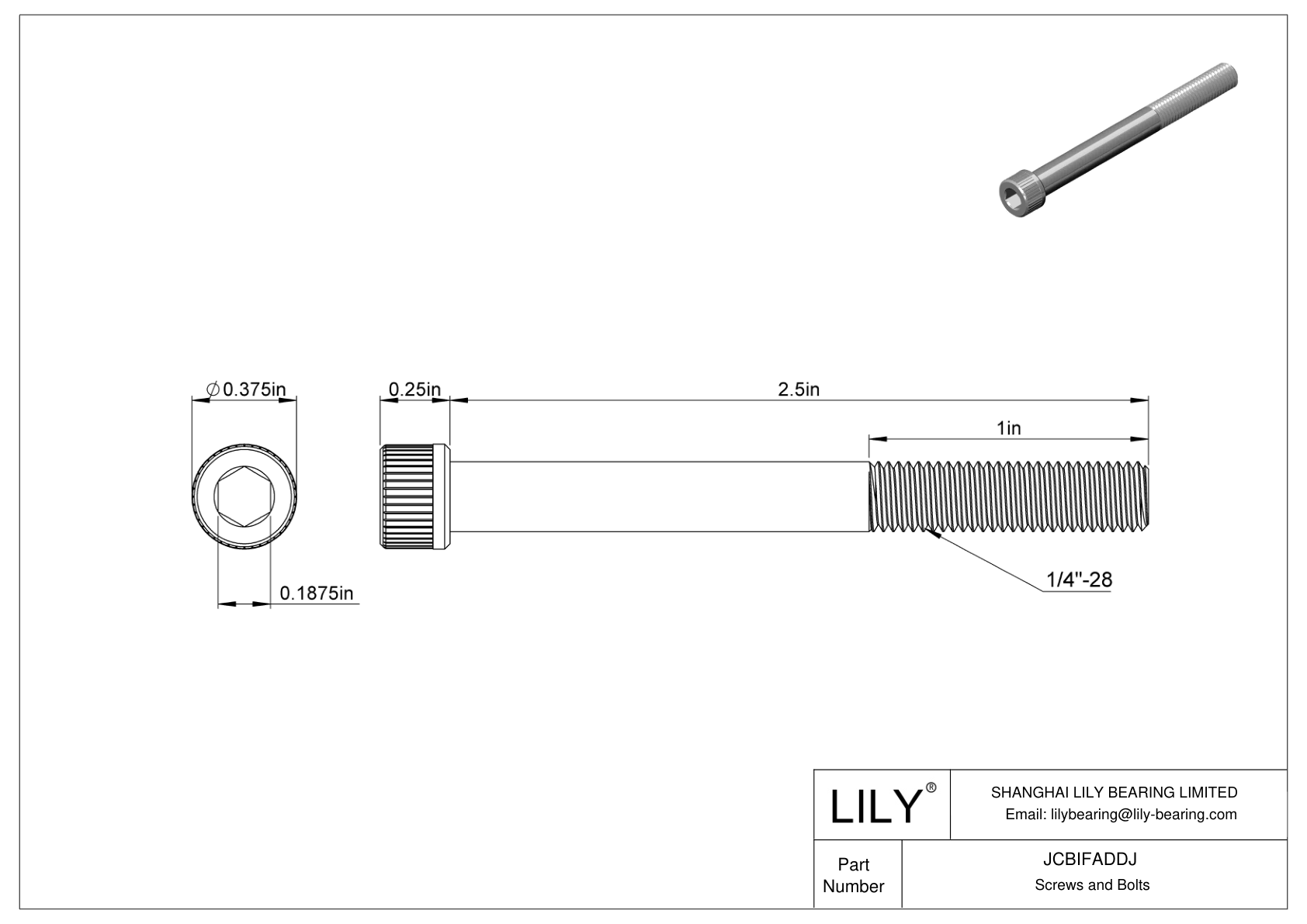 JCBIFADDJ Tornillos de cabeza cilíndrica de acero inoxidable 316 superresistentes a la corrosión cad drawing