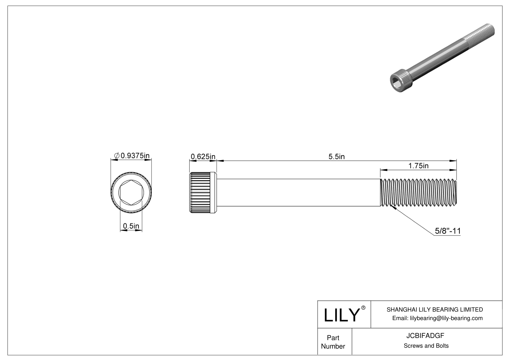 JCBIFADGF Tornillos de cabeza cilíndrica de acero inoxidable 316 superresistentes a la corrosión cad drawing