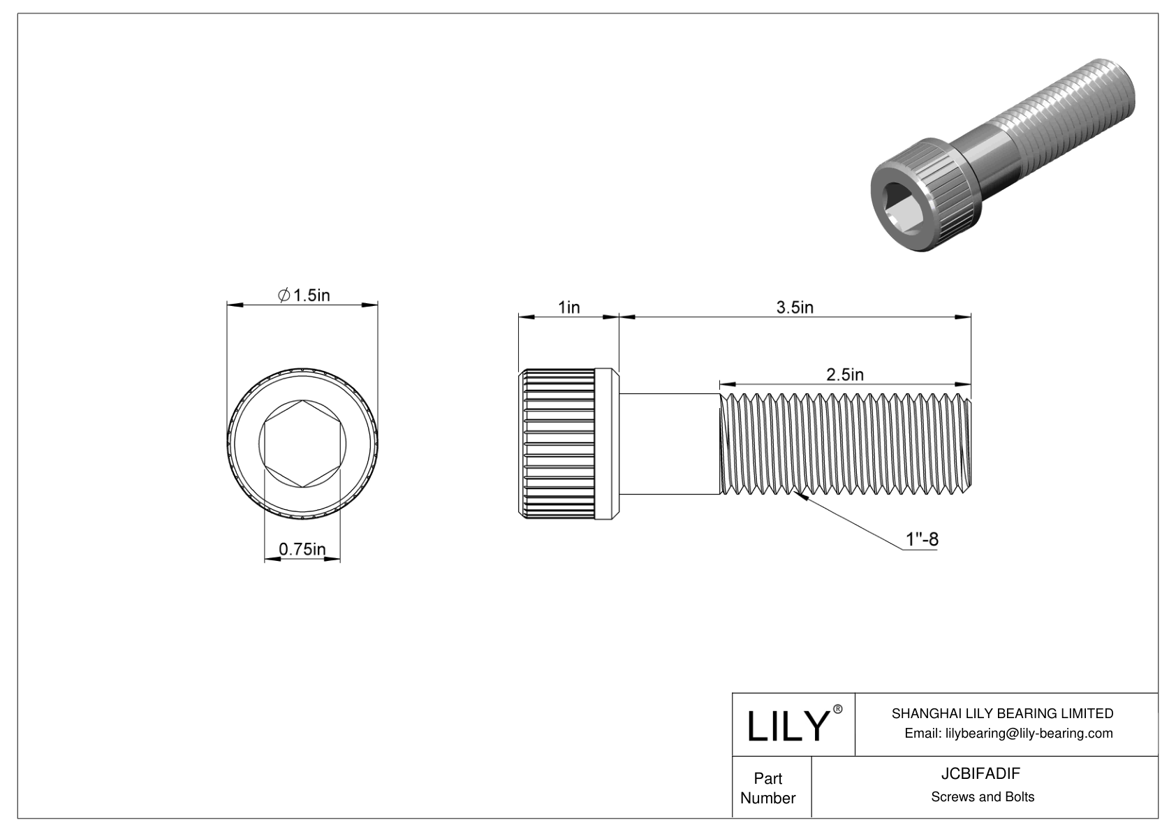 JCBIFADIF Tornillos de cabeza cilíndrica de acero inoxidable 316 superresistentes a la corrosión cad drawing