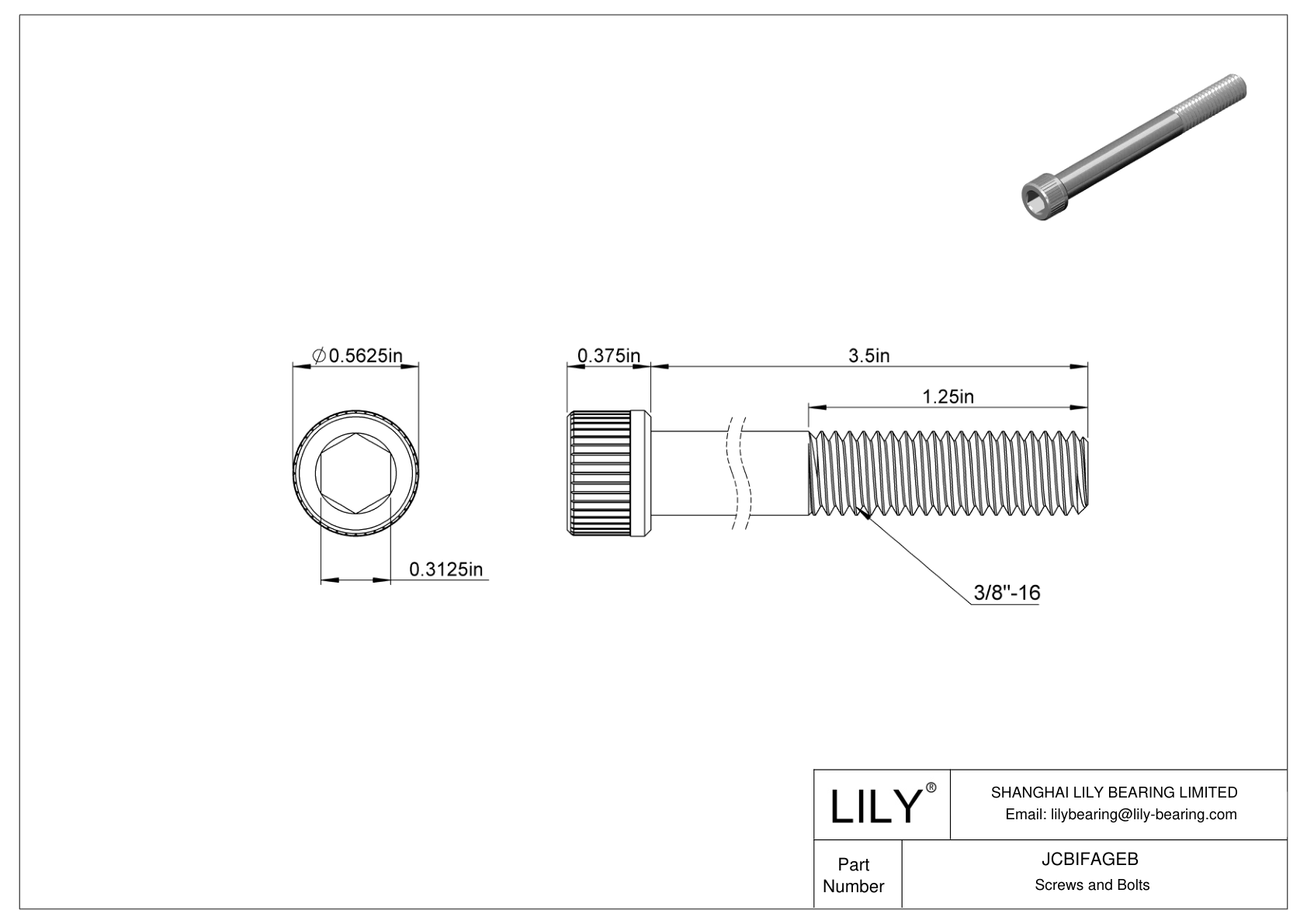 JCBIFAGEB Tornillos de cabeza cilíndrica de acero inoxidable 316 superresistentes a la corrosión cad drawing