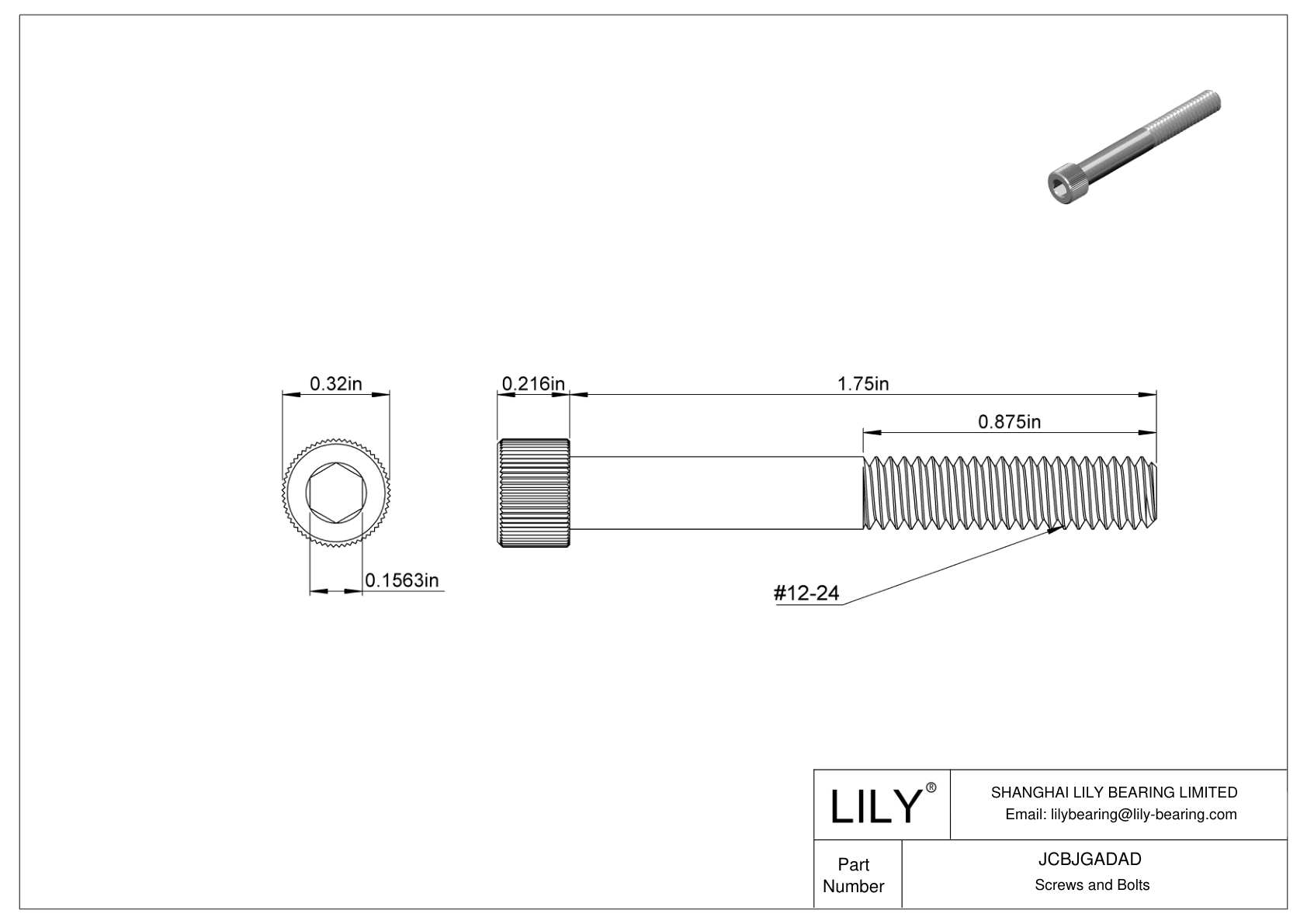 JCBJGADAD 18-8 不锈钢内六角螺钉 cad drawing