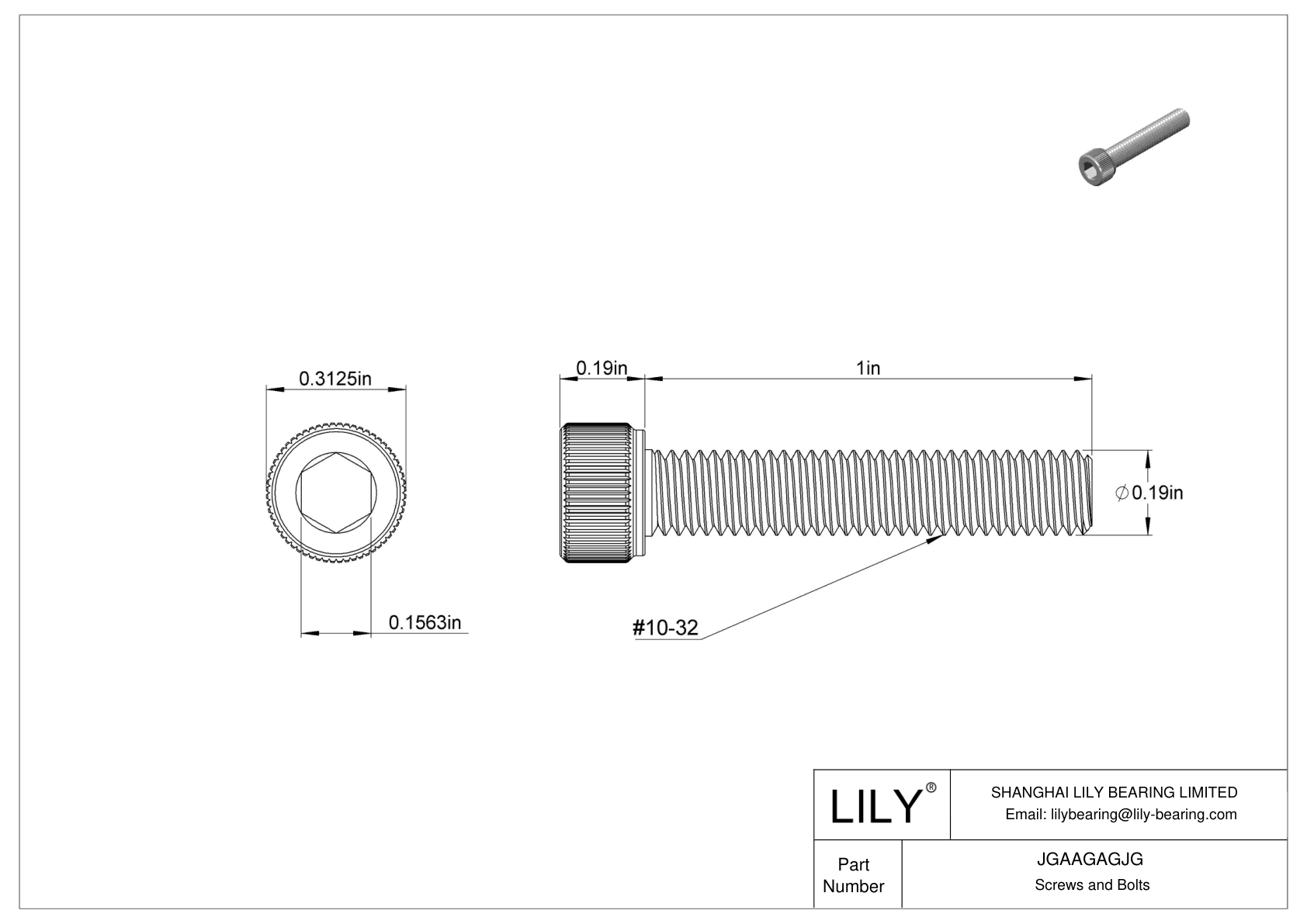 JGAAGAGJG 18-8 不锈钢内六角螺钉 cad drawing