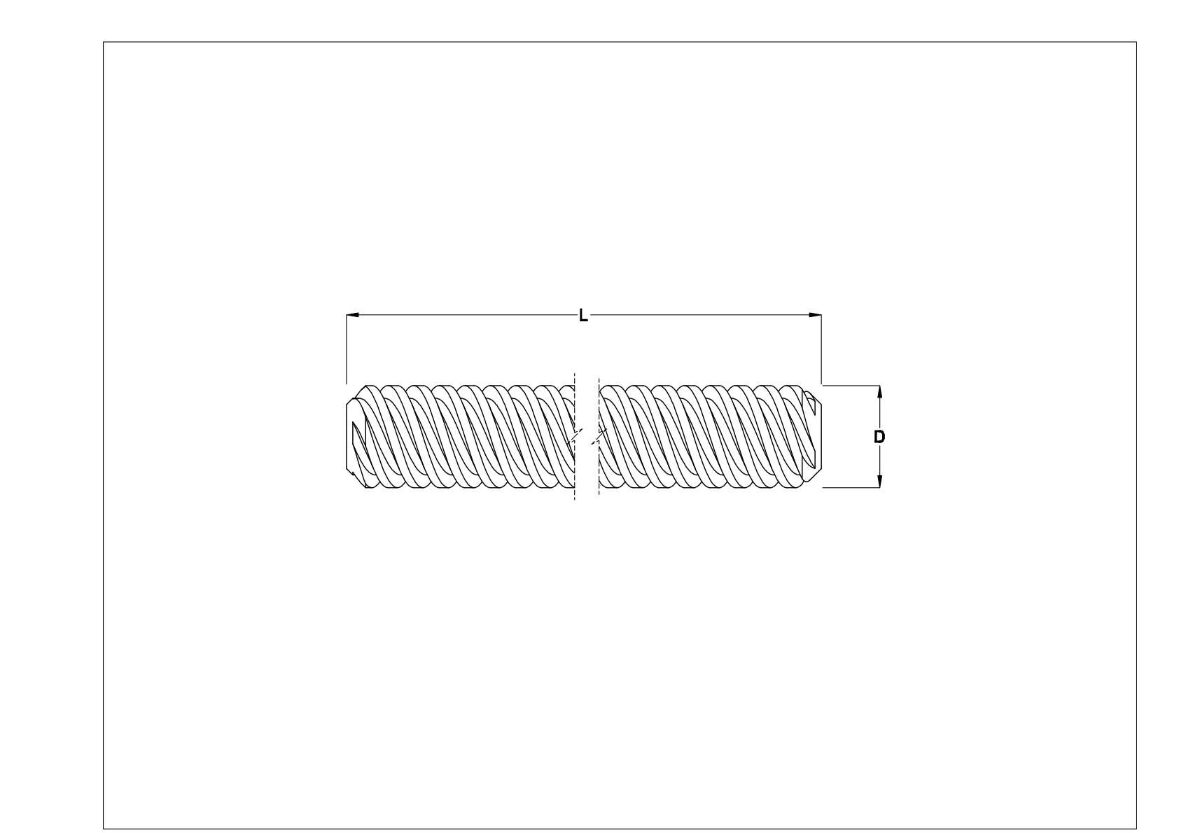 JHHIDABFA Metric Fast-Travel Ultra-Precision Lead Screws and Nuts cad drawing