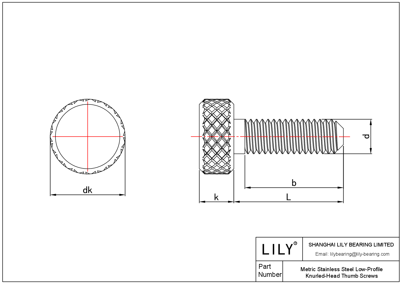 JCFEFABJJ Tornillos de cabeza moleteada métricos de acero inoxidable de perfil bajo cad drawing