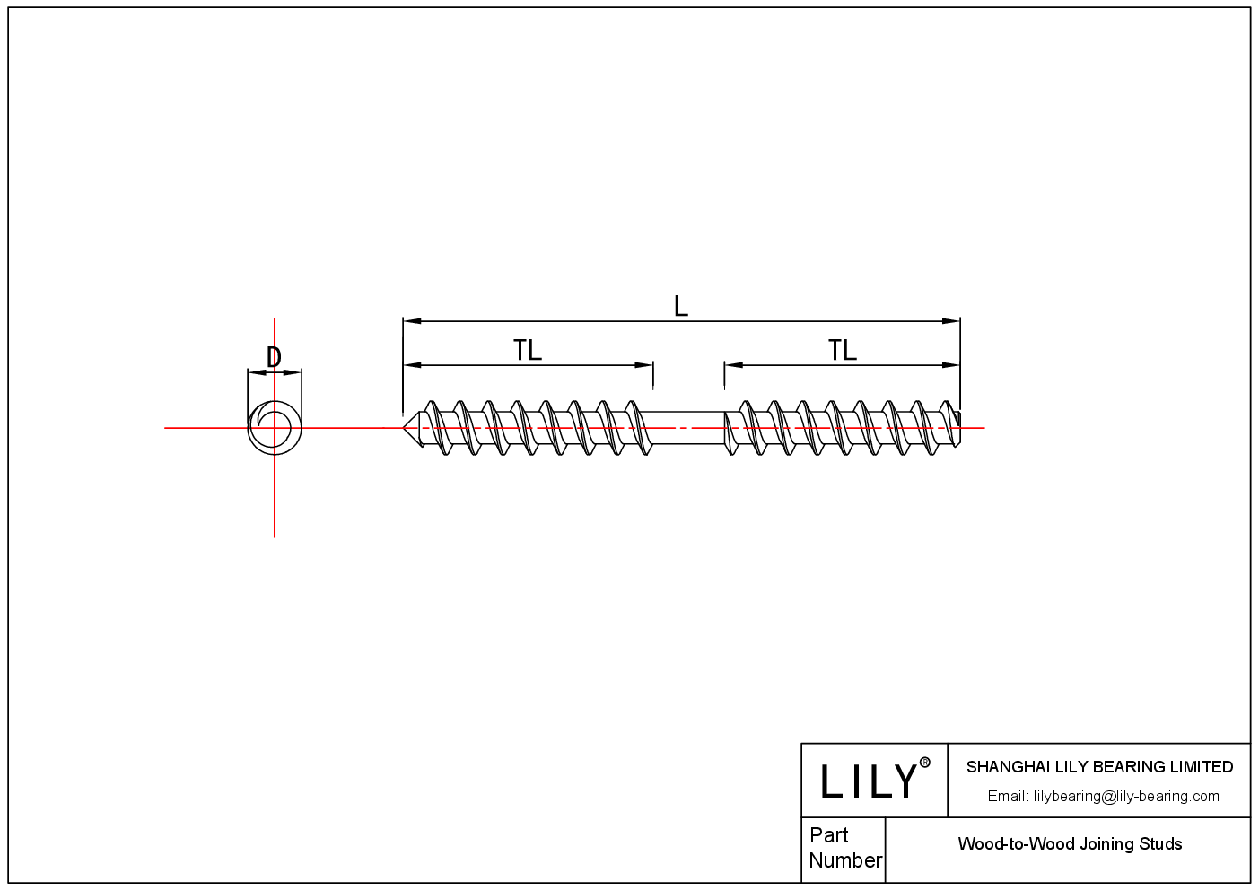 JBGIFABHA Wood-to-Wood Joining Studs cad drawing