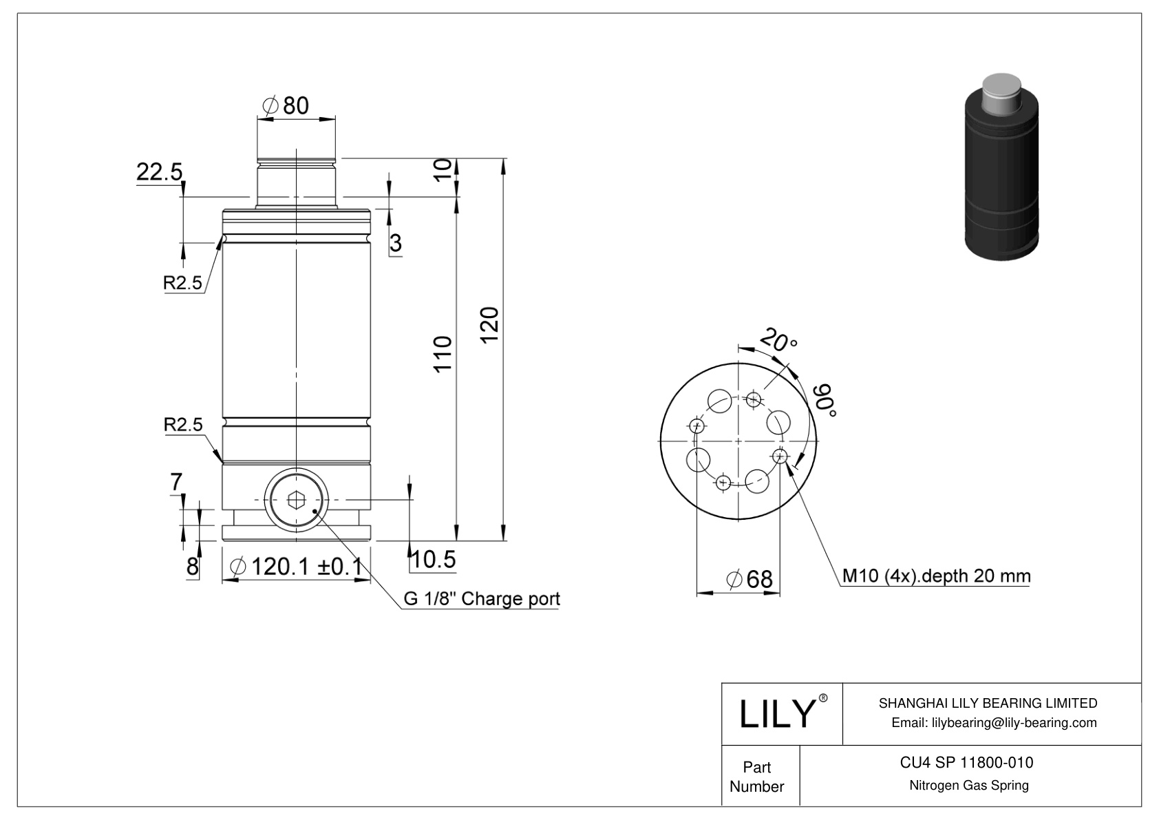 CU4 SP 11800-010 CU4 SP cad drawing