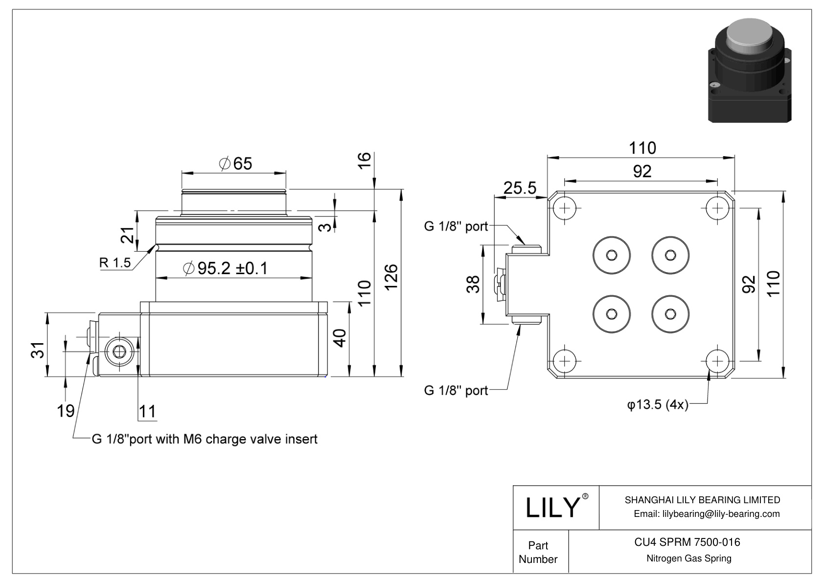 CU4 SPRM 7500-016 CU4 SPRM cad drawing