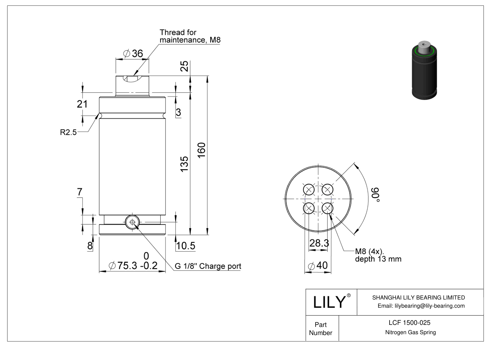 LCF 1500-025 LCF cad drawing