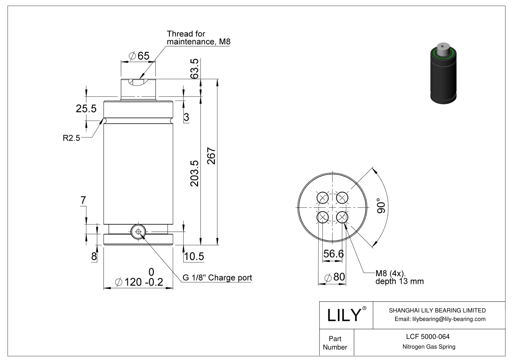 LCF 5000-064 LCF cad drawing