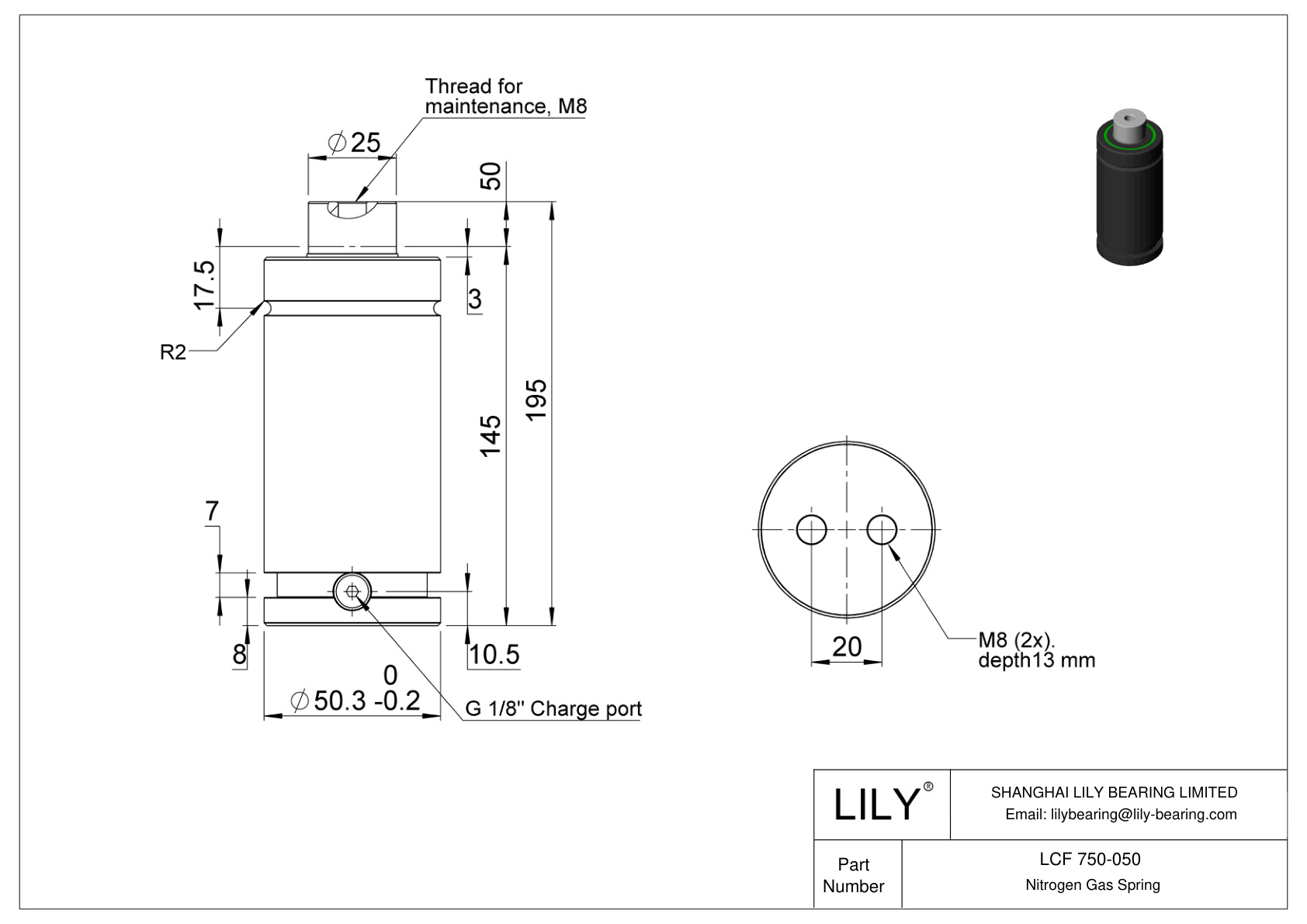 LCF 750-050 LCF cad drawing