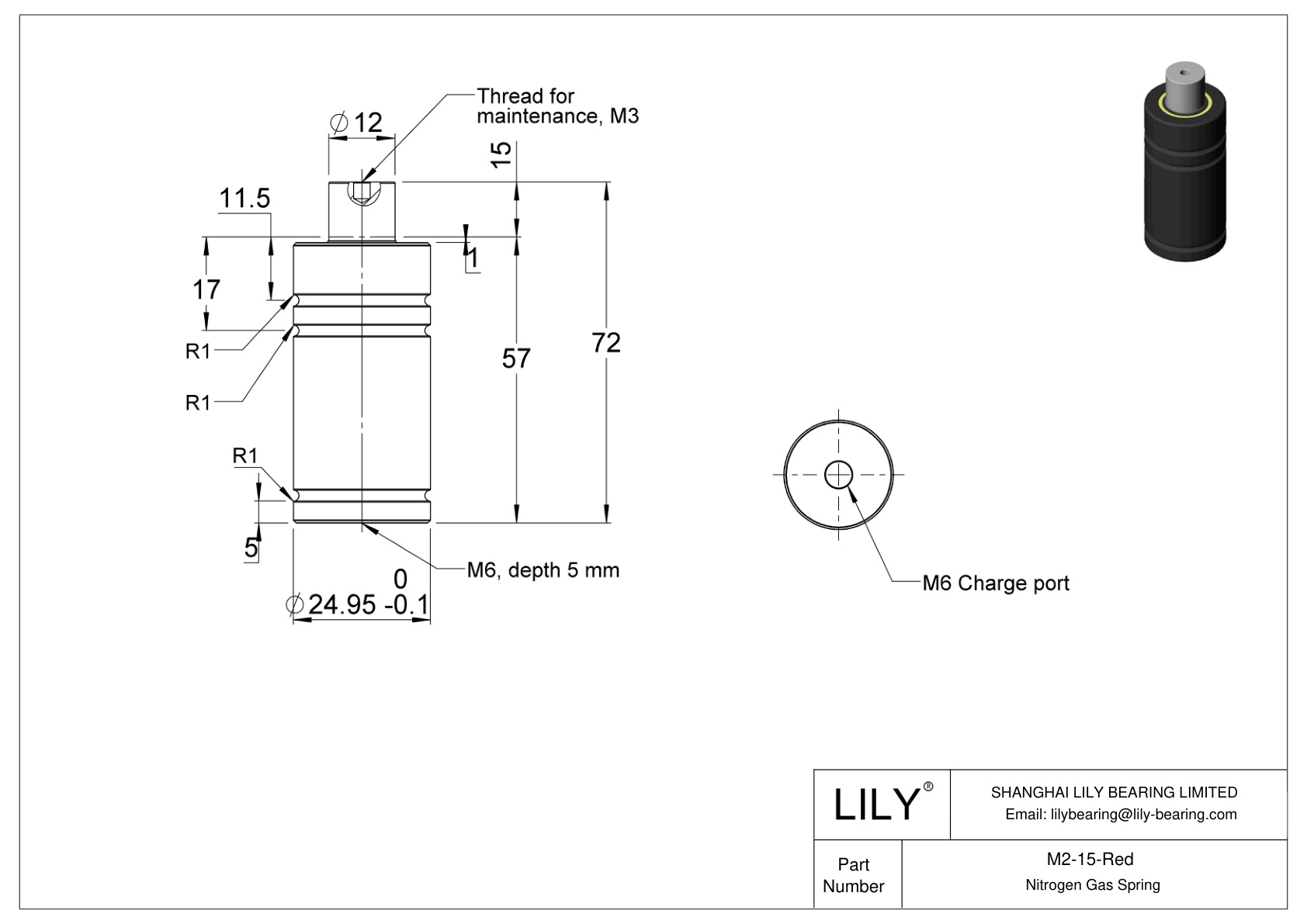 M2-15-Red M cad drawing