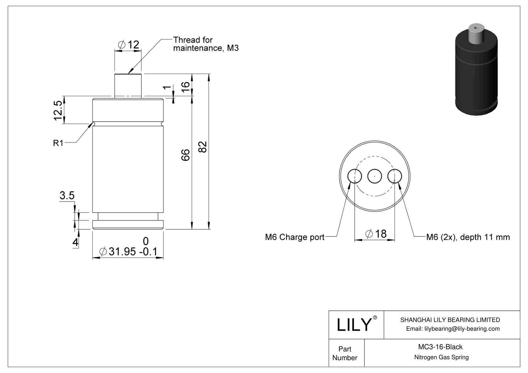 MC3-16-Black M cad drawing