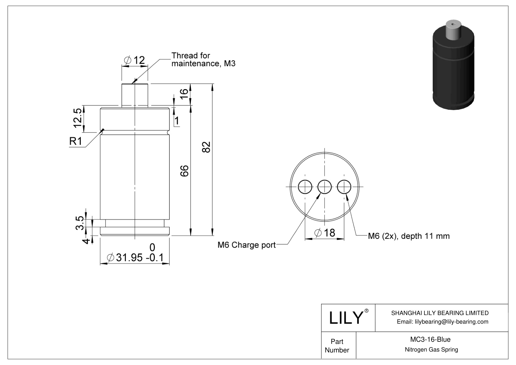 MC3-16-Blue M cad drawing