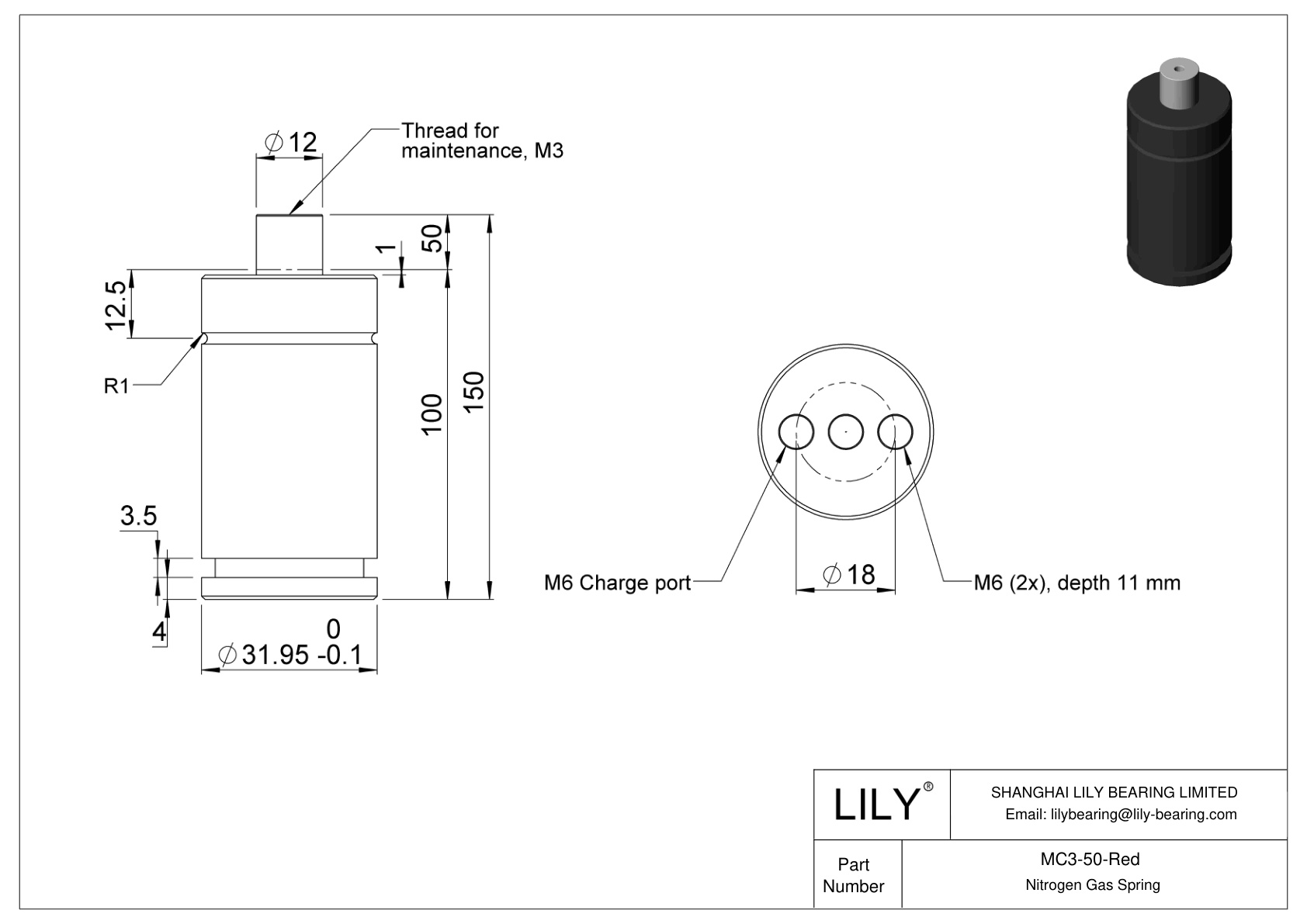 MC3-50-Red M cad drawing