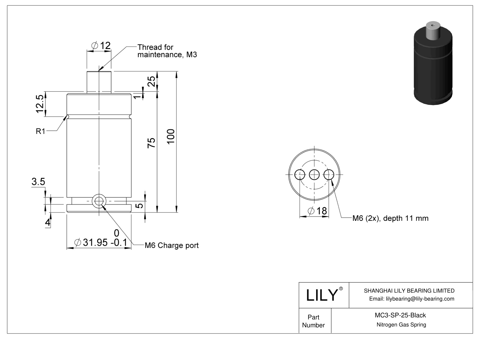 MC3-SP-25-Black M cad drawing