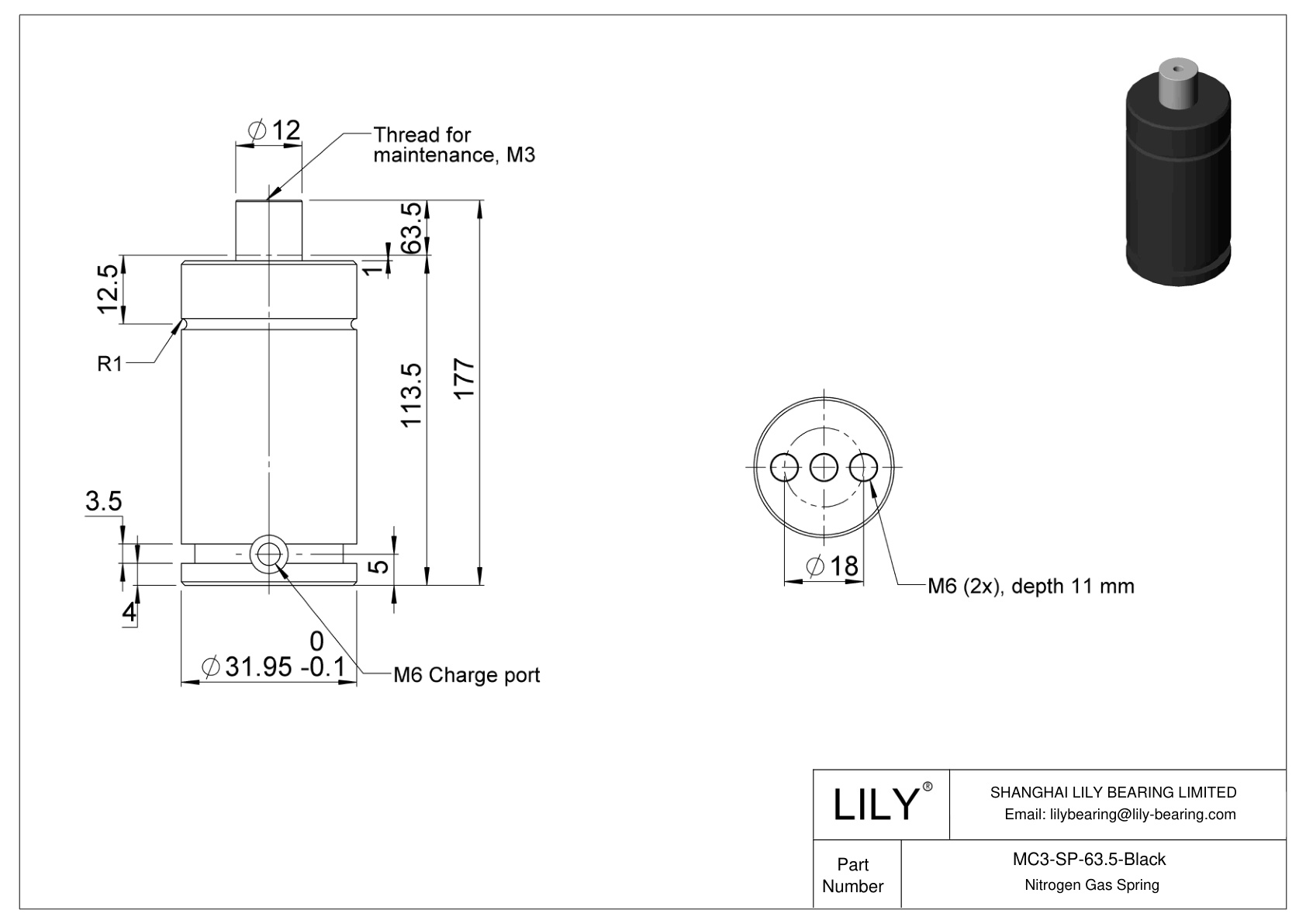 MC3-SP-63.5-Black M cad drawing