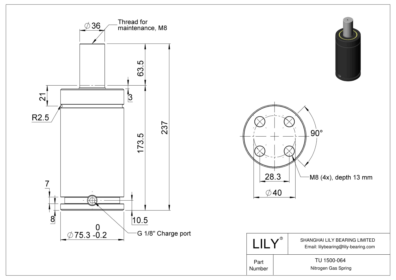 TU 1500-064 TU cad drawing