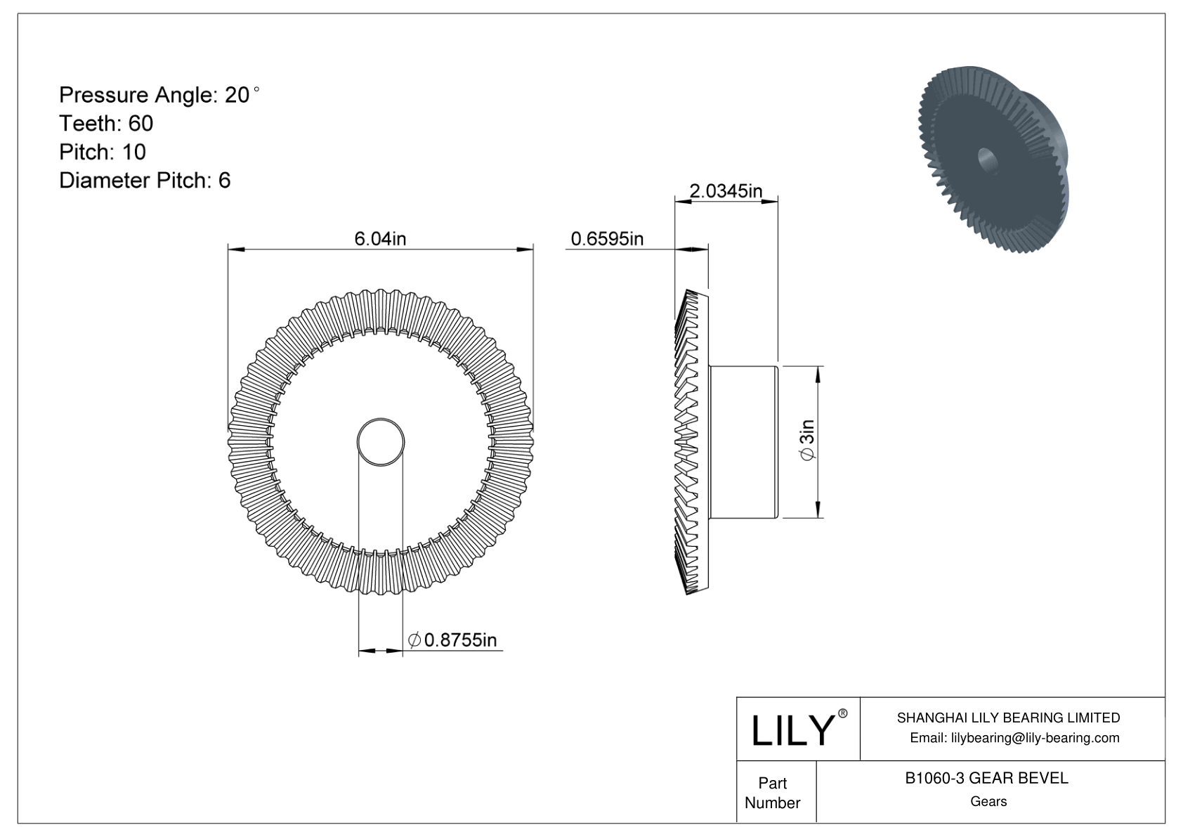 B1060-3 GEAR BEVEL Engranajes cónicos cad drawing