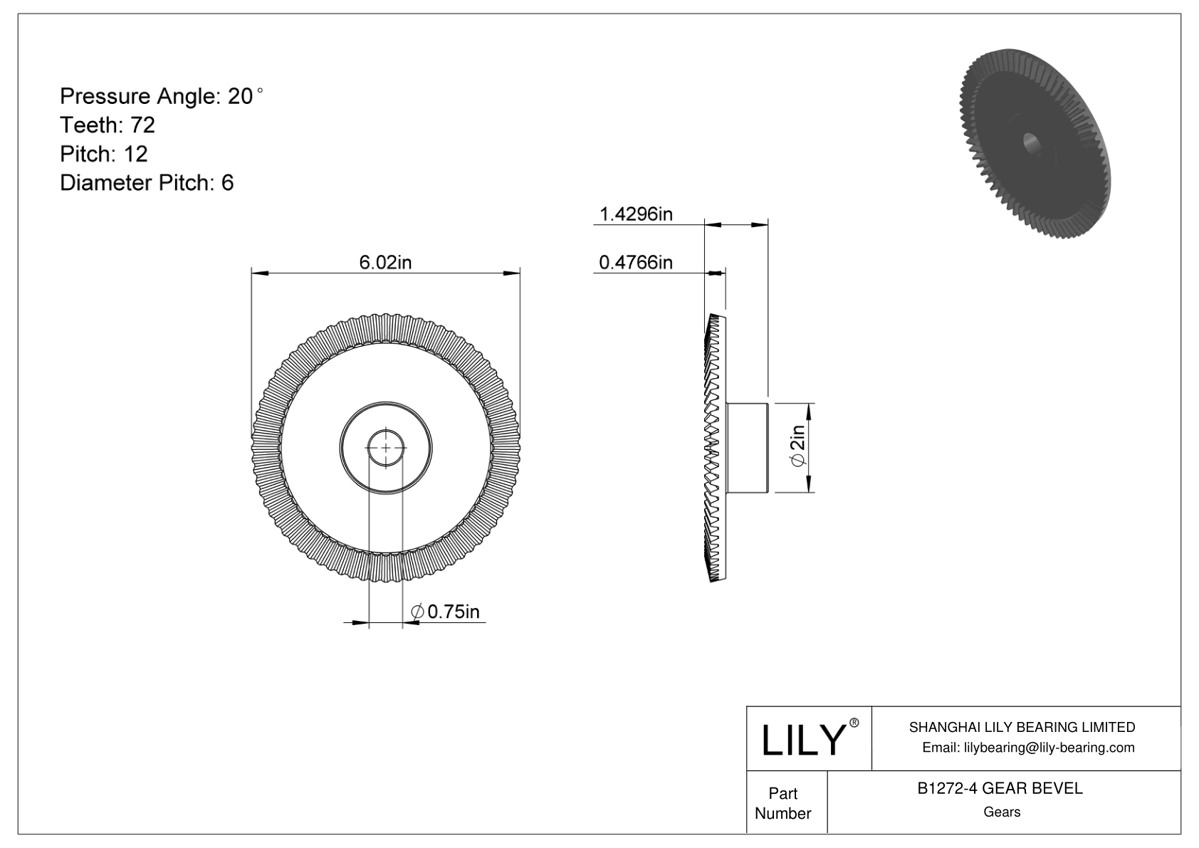 B1272-4 GEAR BEVEL Engranajes cónicos cad drawing