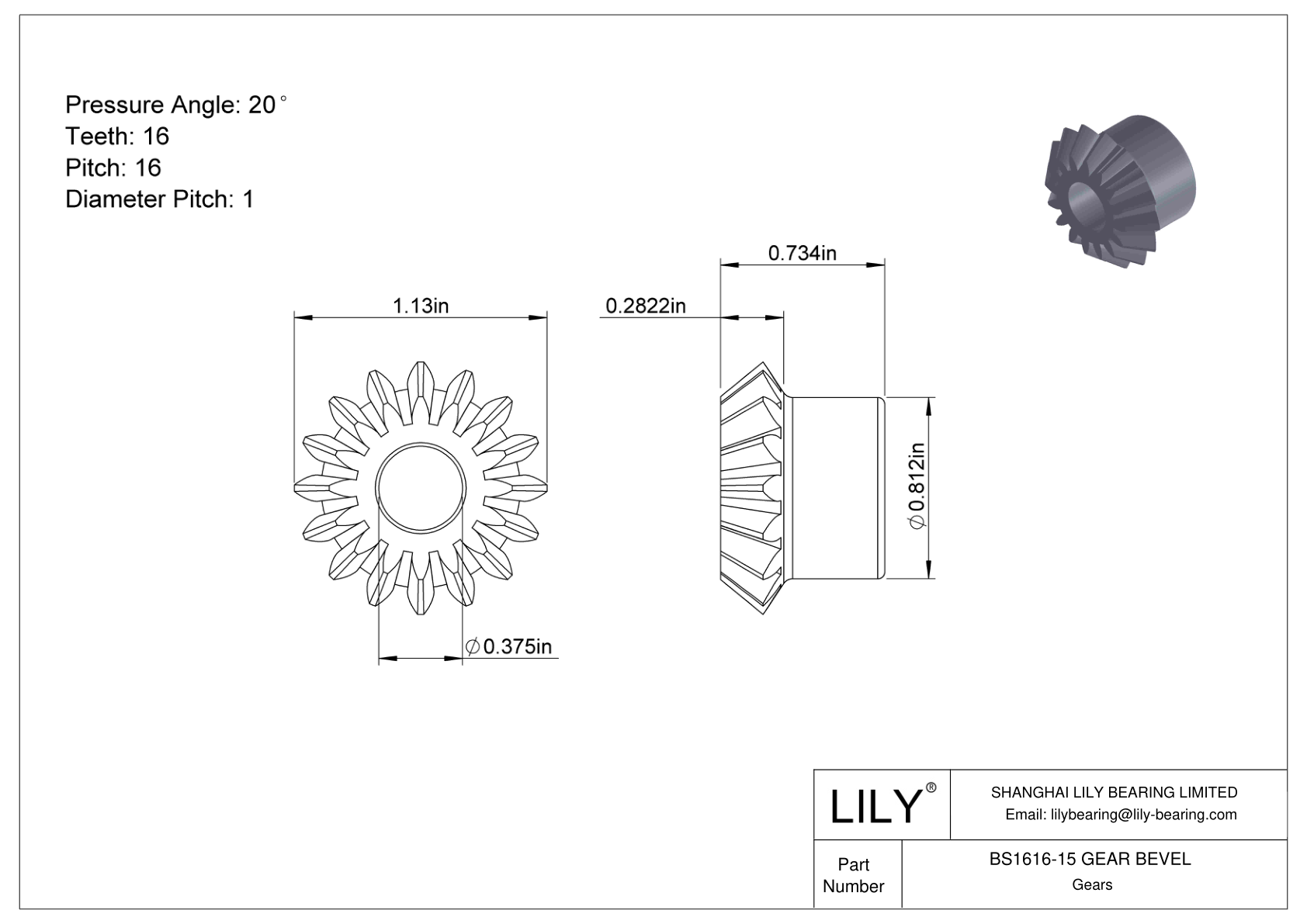 BS1616-15 GEAR BEVEL Engranajes cónicos cad drawing