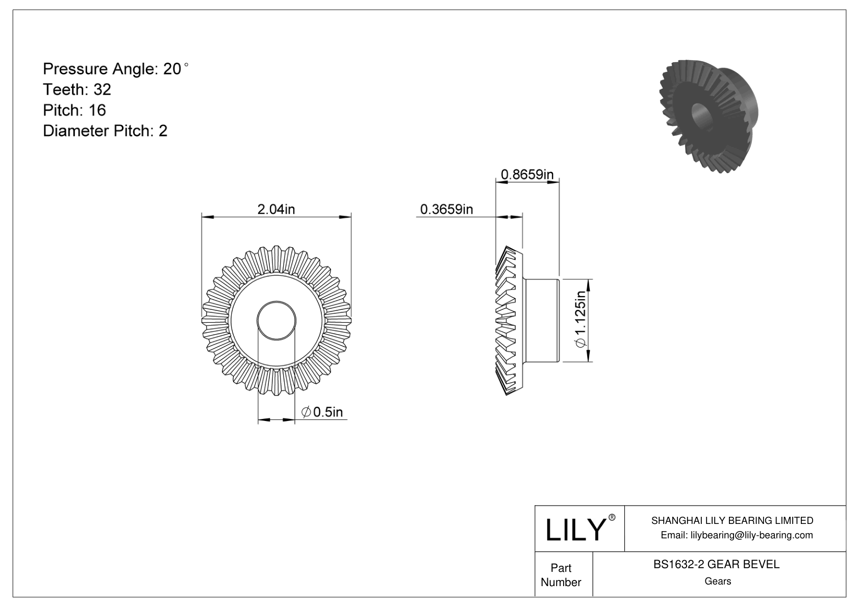 BS1632-2 GEAR BEVEL 锥齿轮 cad drawing