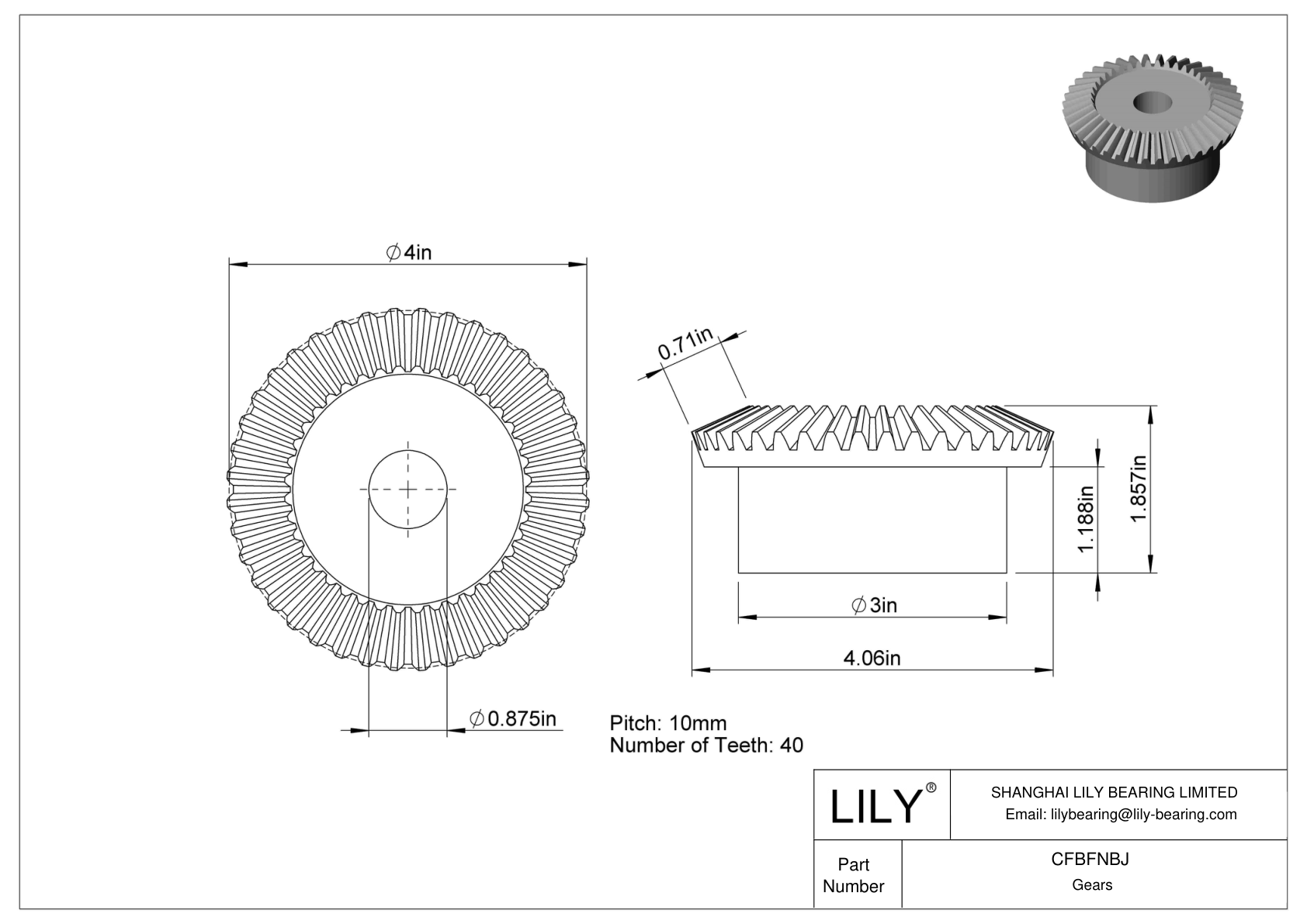 CFBFNBJ Inch Gears cad drawing