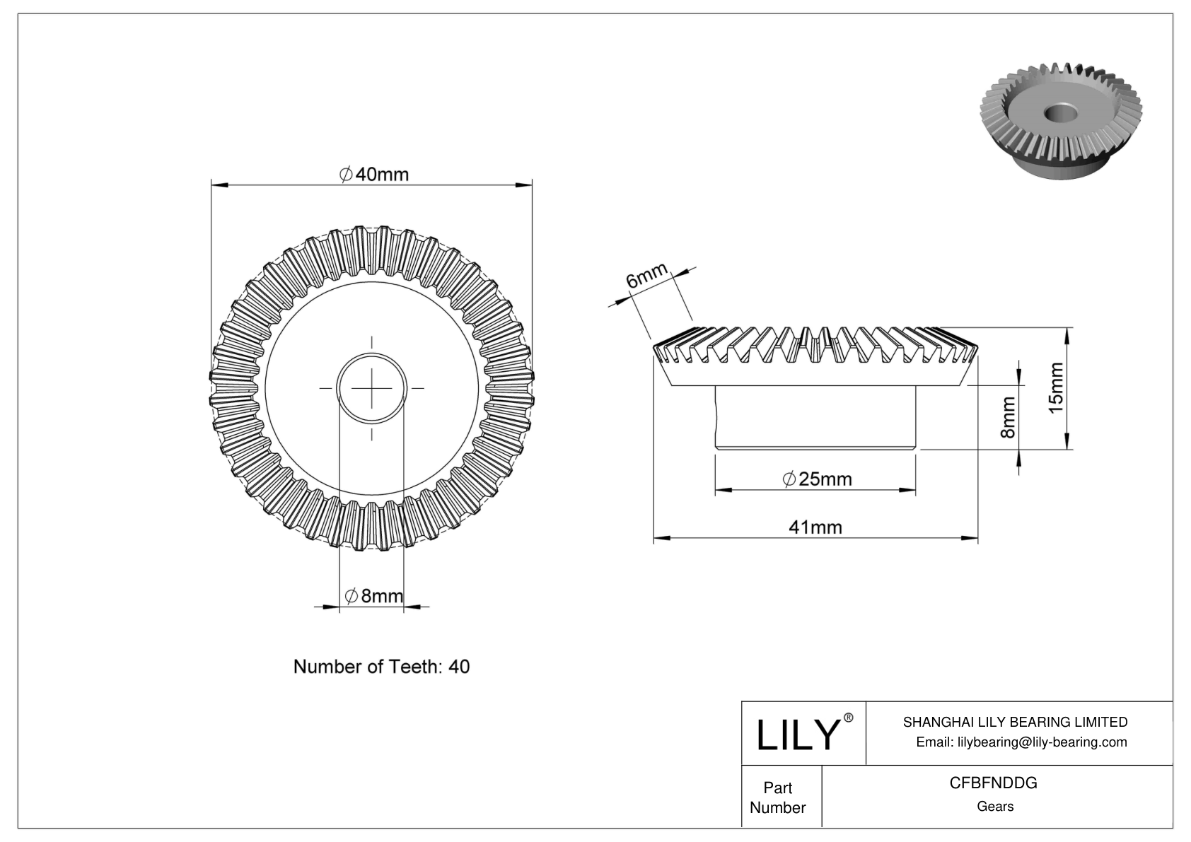 CFBFNDDG 公制齿轮 cad drawing