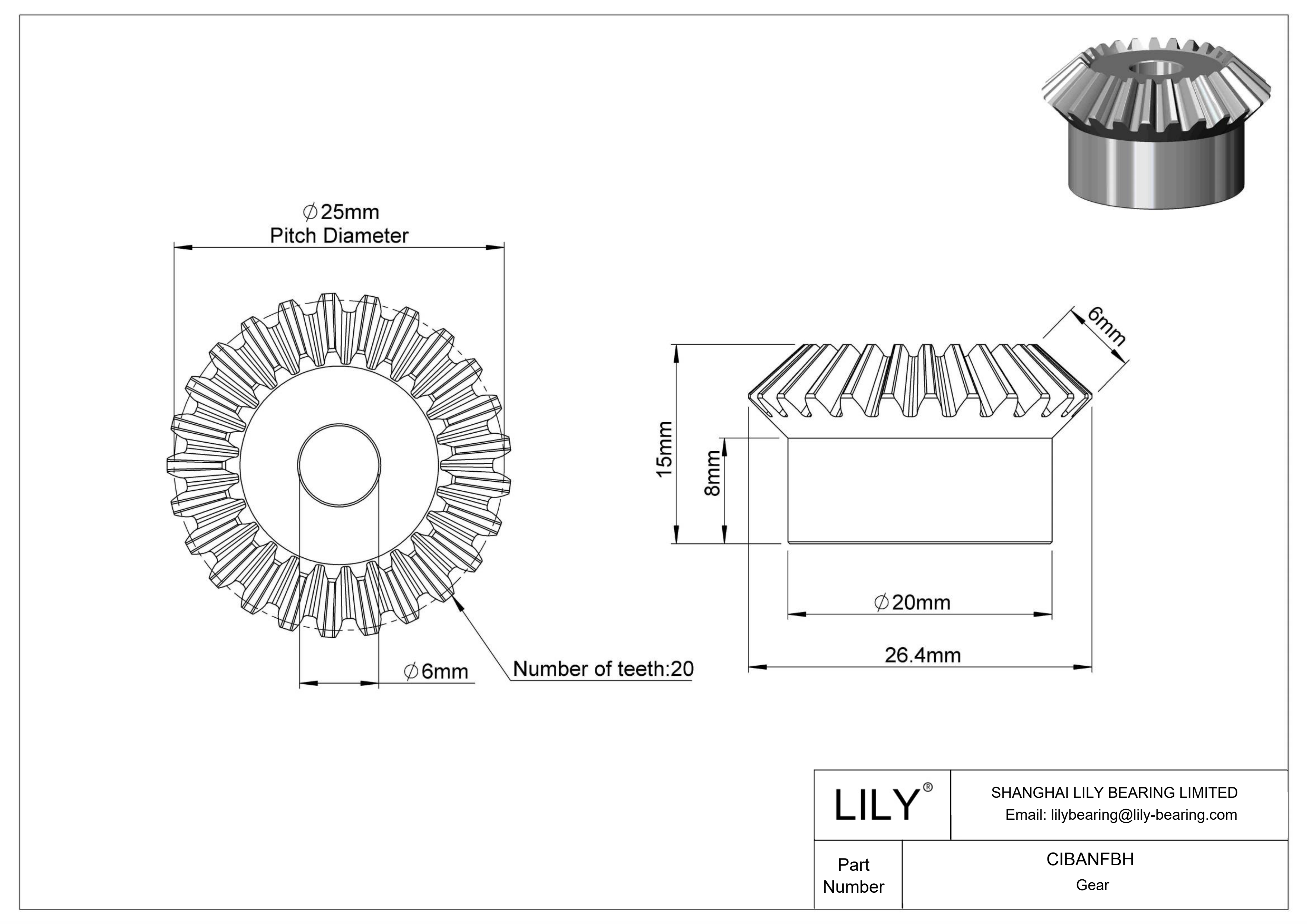 CIBANFBH 公制齿轮 cad drawing