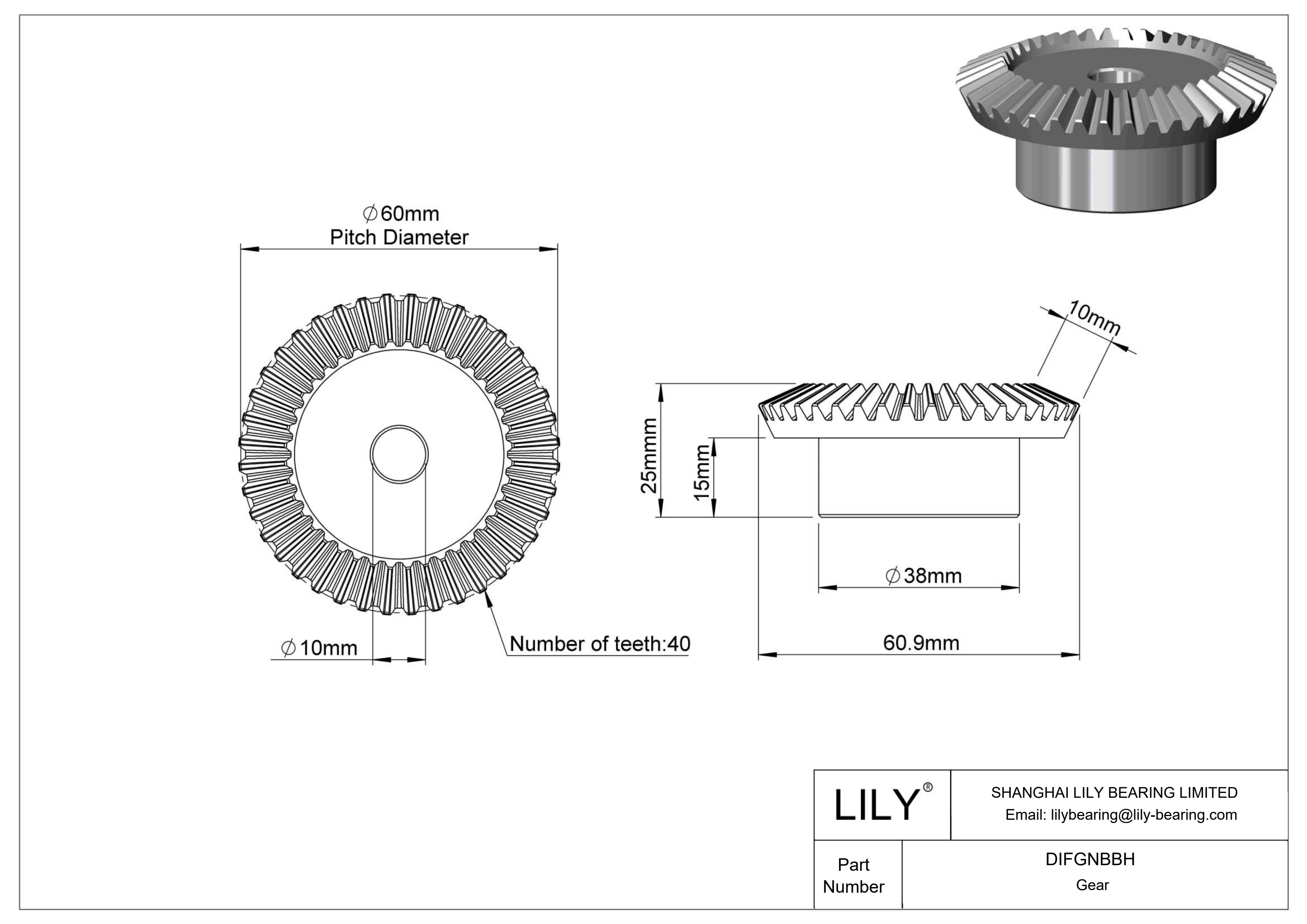 DIFGNBBH 齿轮 cad drawing