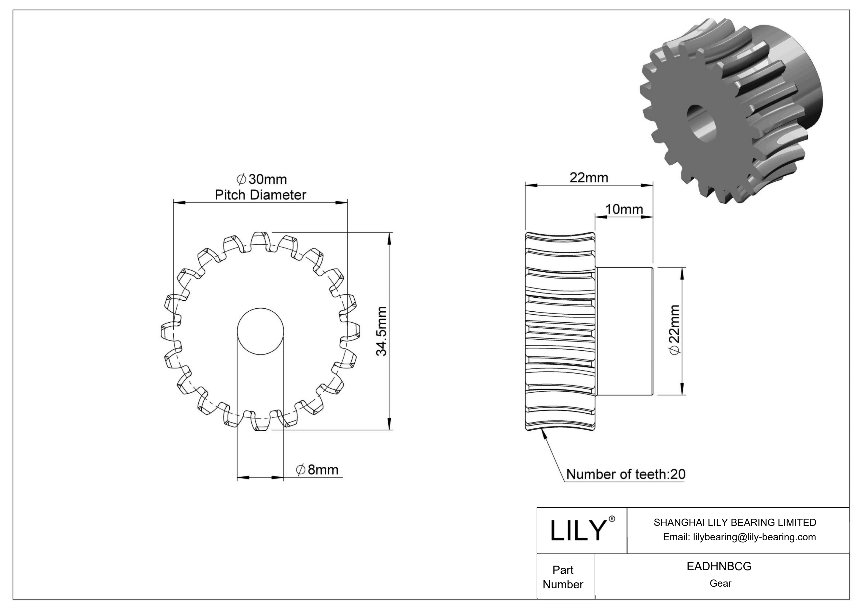 EADHNBCG 塑料蜗轮 cad drawing