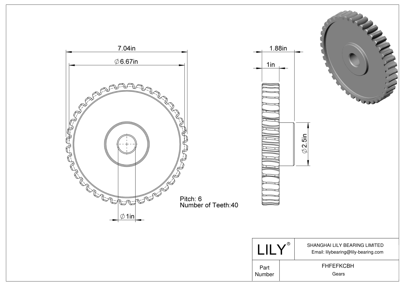 FHFEFKCBH Inch Worm Gears cad drawing