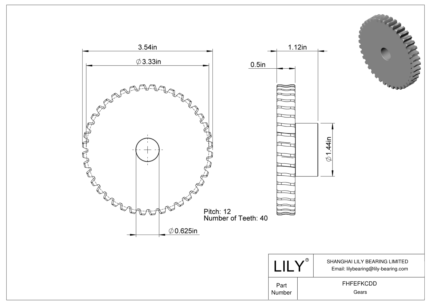 FHFEFKCDD 英制蜗轮 cad drawing