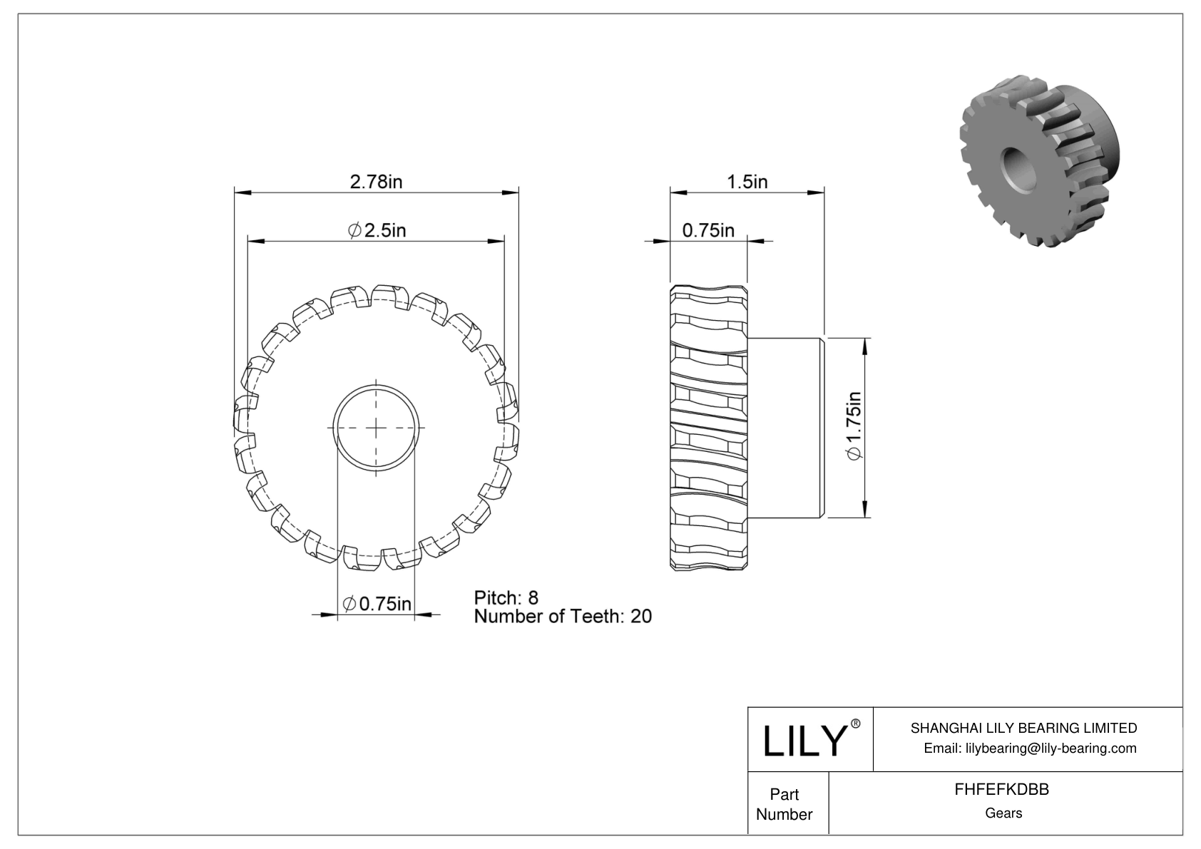 FHFEFKDBB Inch Worm Gears cad drawing