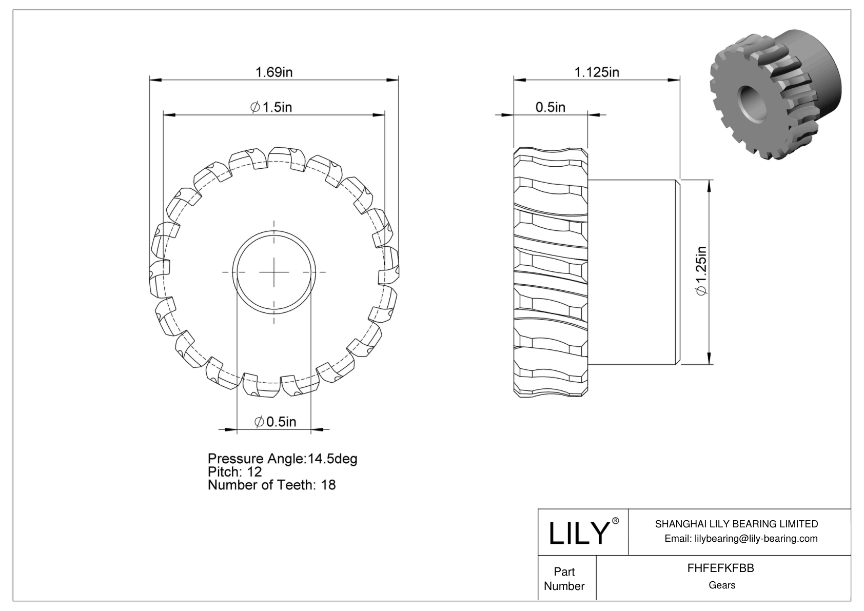 FHFEFKFBB Inch Worm Gears cad drawing